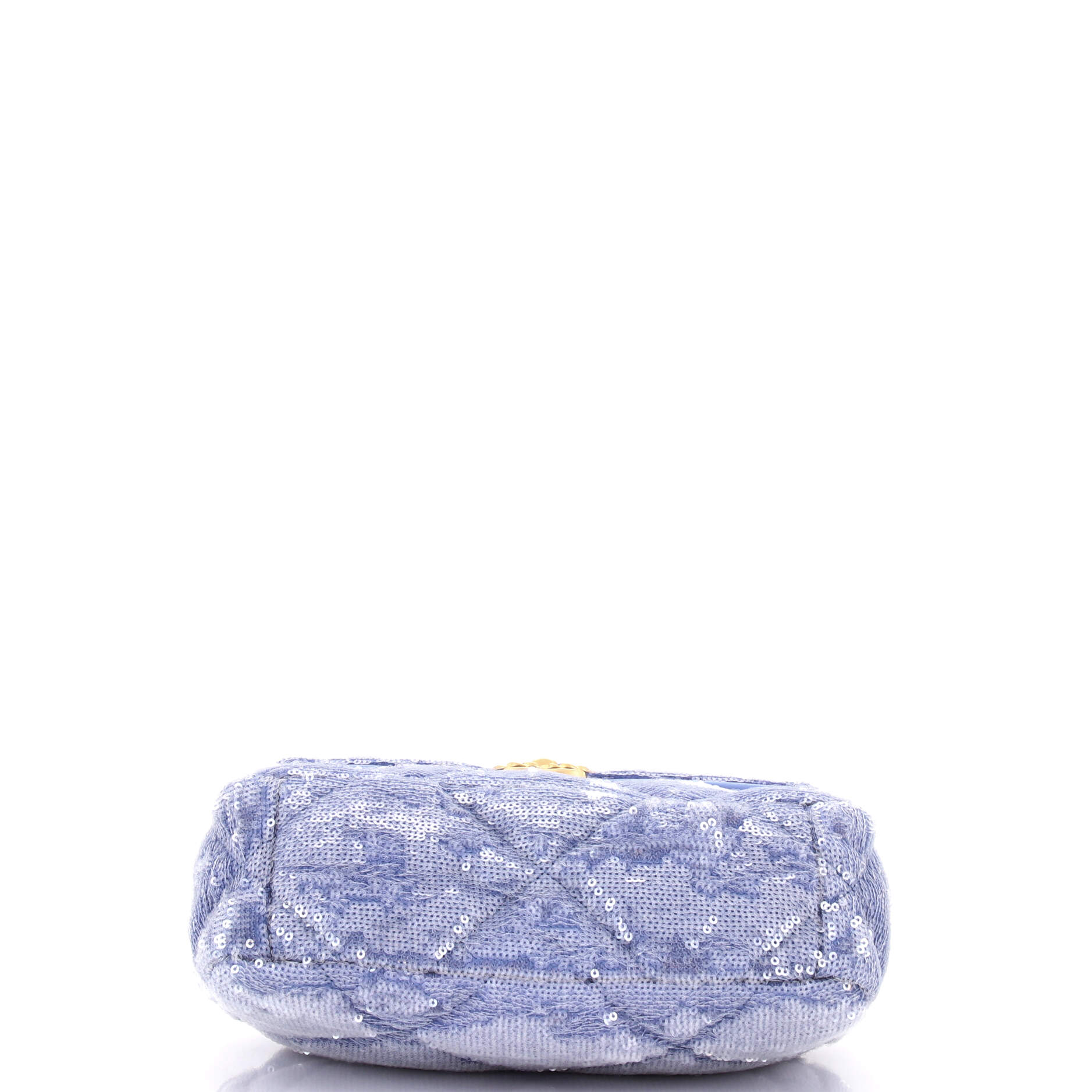 19 Flap Bag Quilted Sequins Medium - Image 5