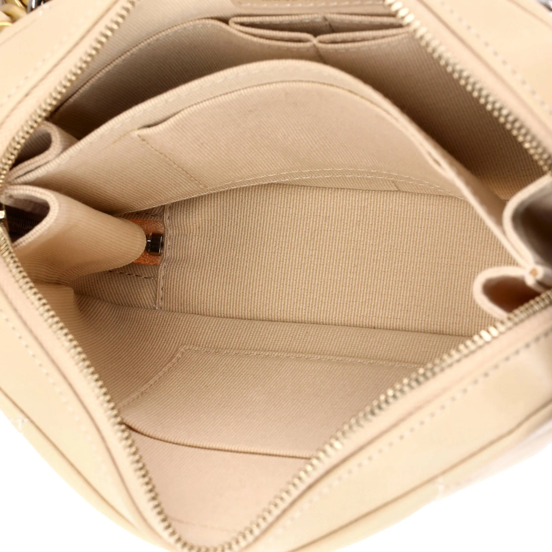 19 Zipped Phone Holder Crossbody Bag Quilted Lambskin - Image 6