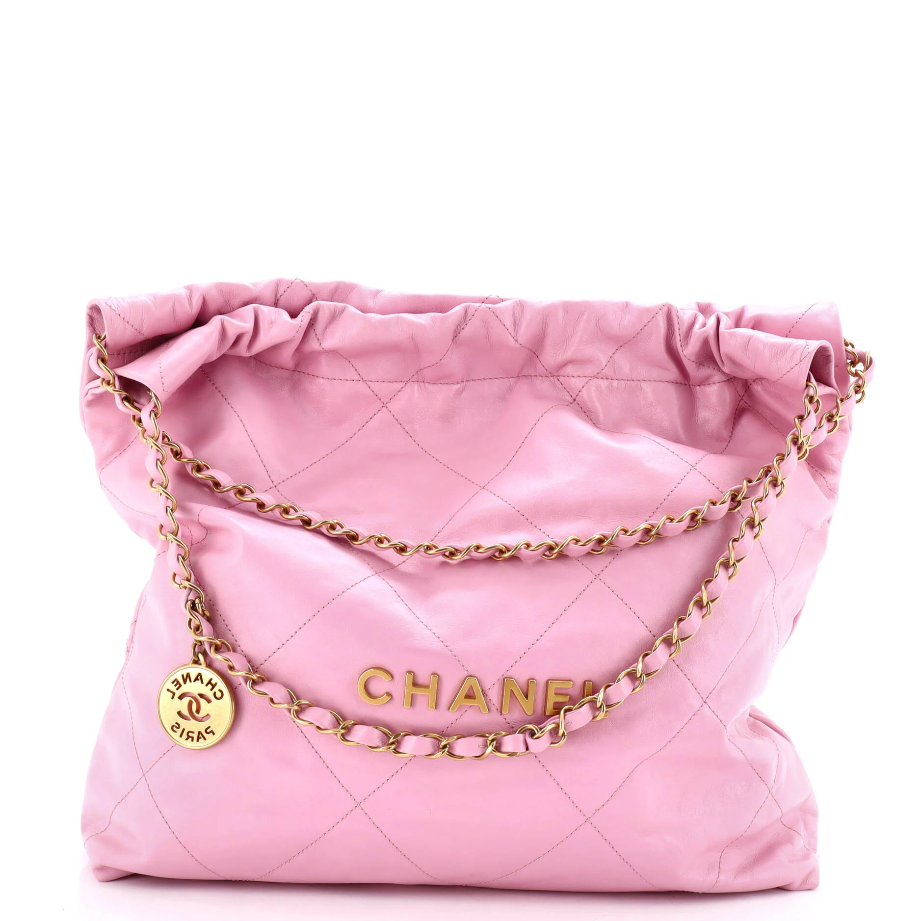 22 Chain Hobo Quilted Calfskin Medium