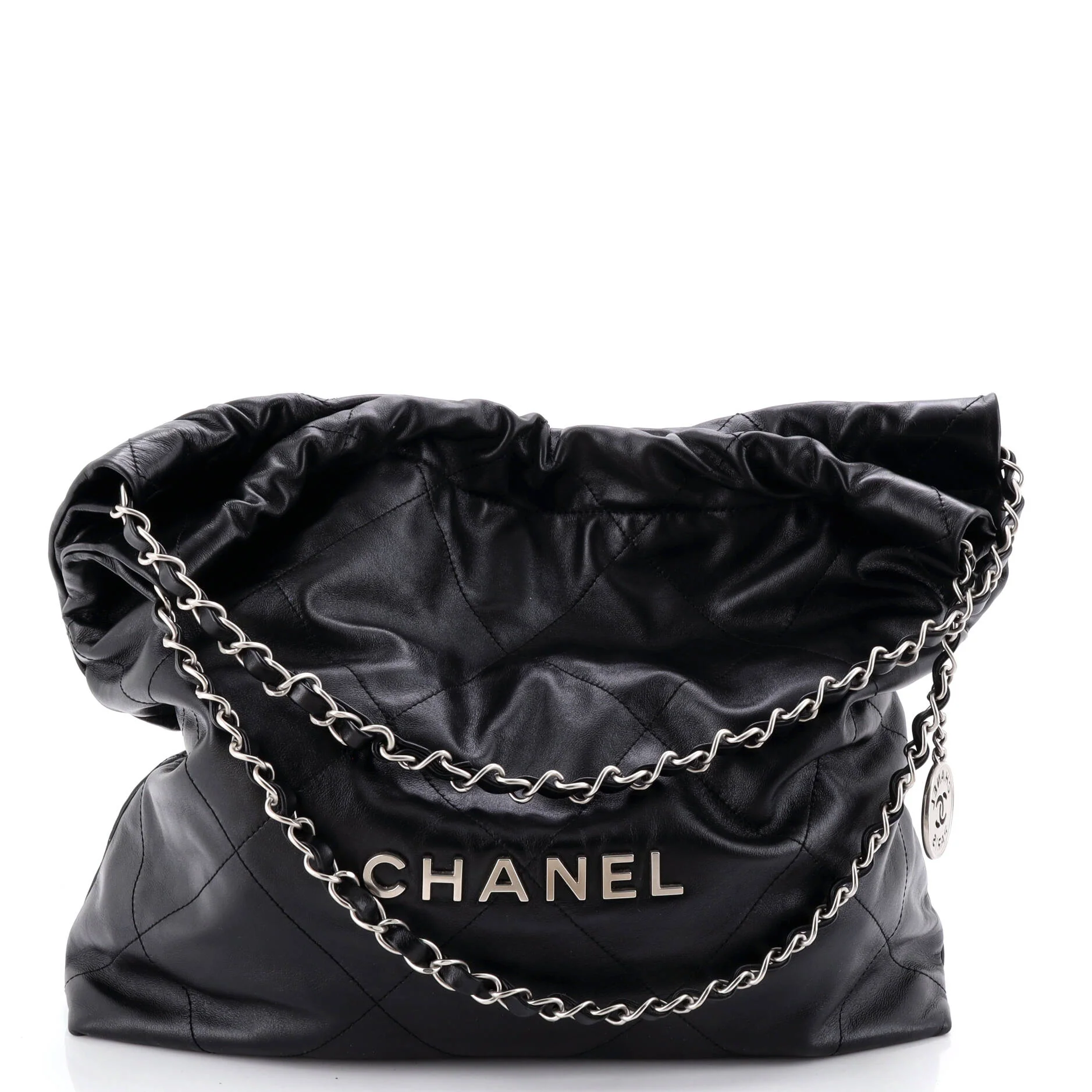 22 Chain Hobo Quilted Calfskin Medium