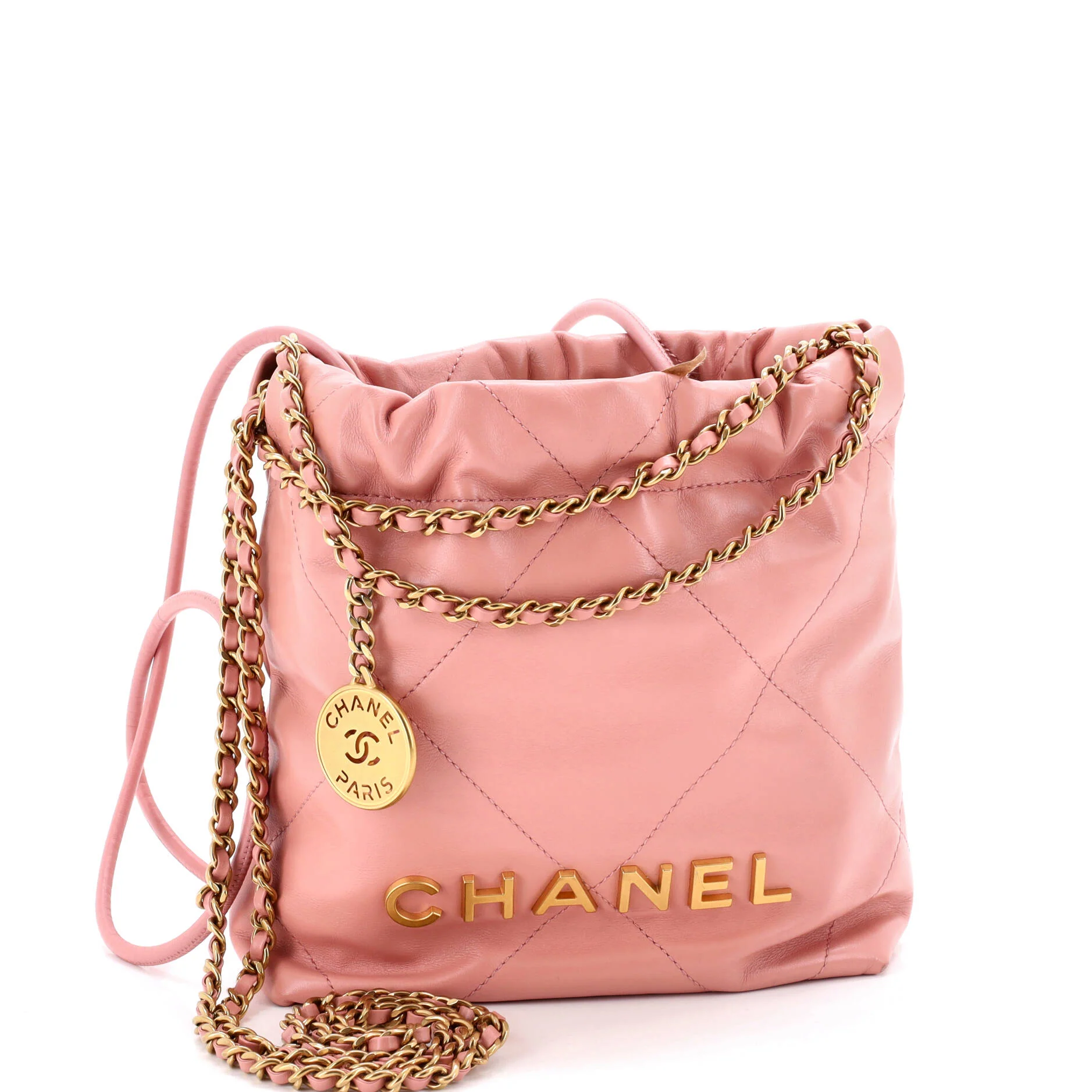 22 Chain Hobo Quilted Calfskin Mini