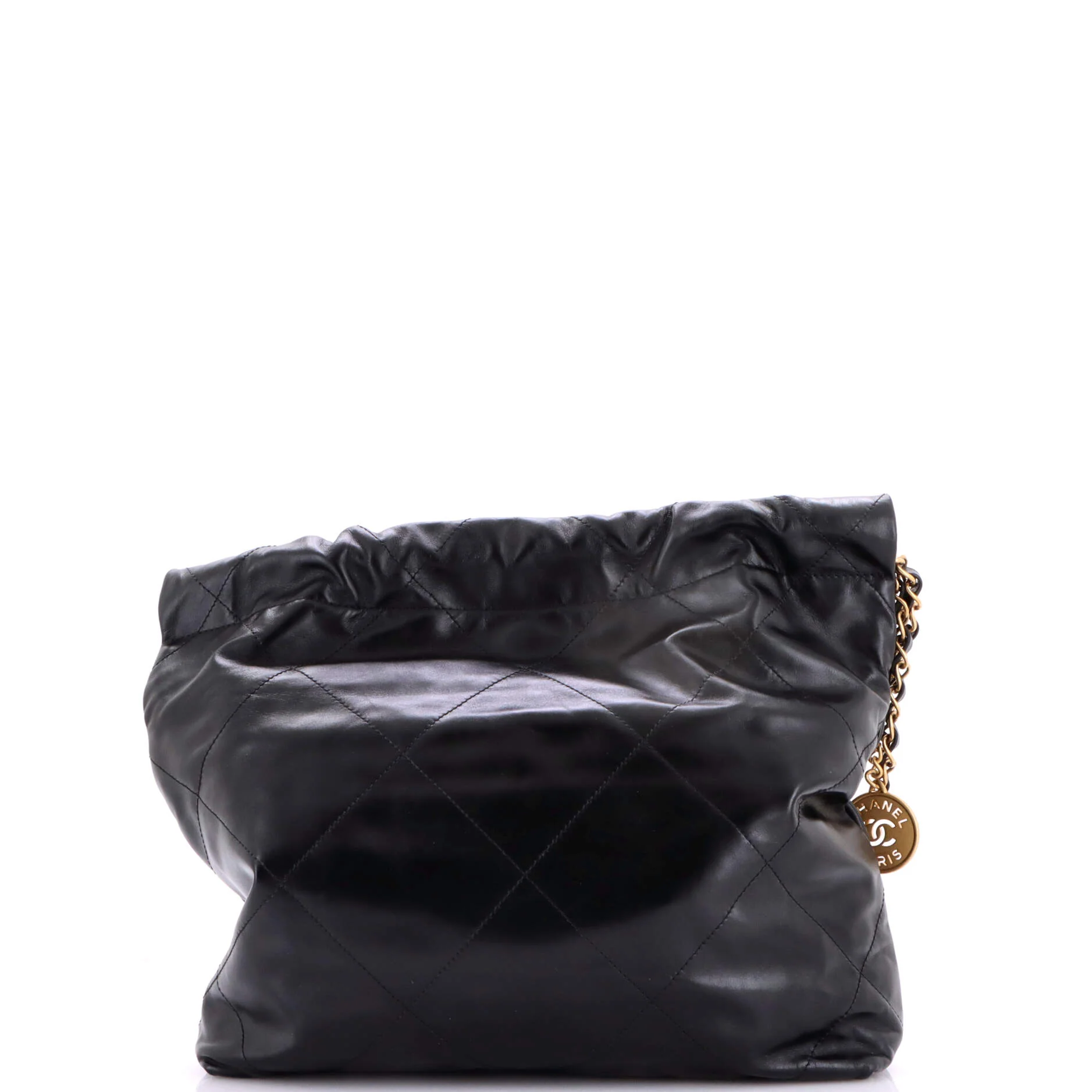 22 Chain Hobo Quilted Calfskin Small - Image 4