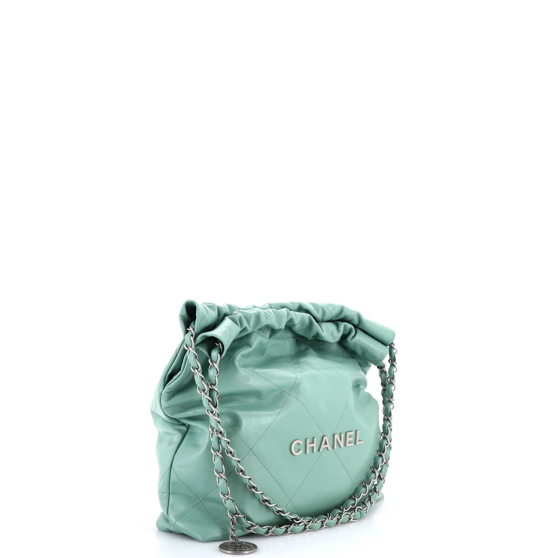 22 Chain Hobo Quilted Calfskin Small - Image 3