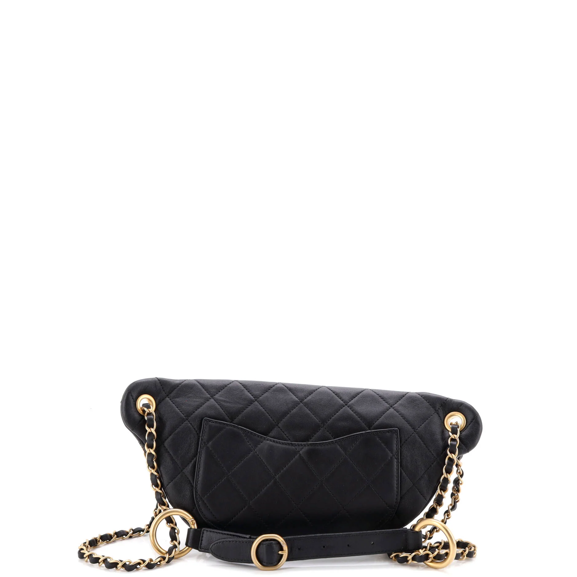 All About Chains Waist Bag Quilted Lambskin - Image 4