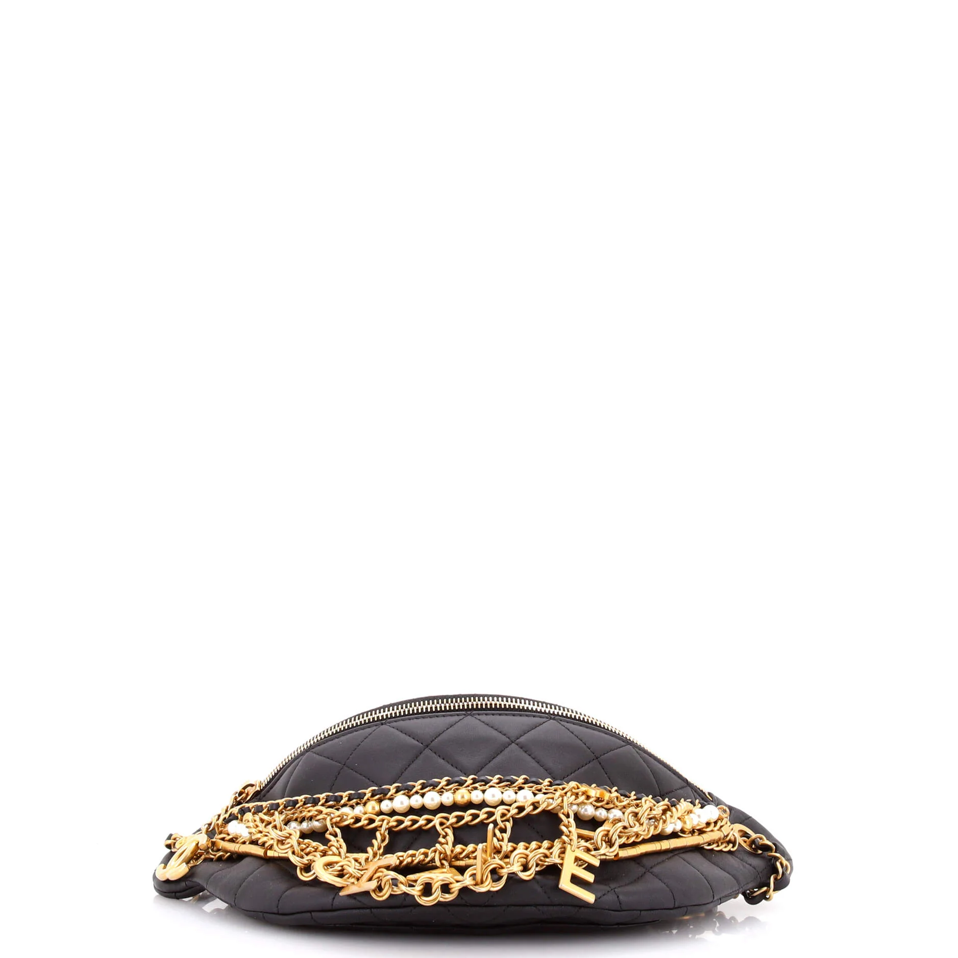 All About Chains Waist Bag Quilted Lambskin - Image 4