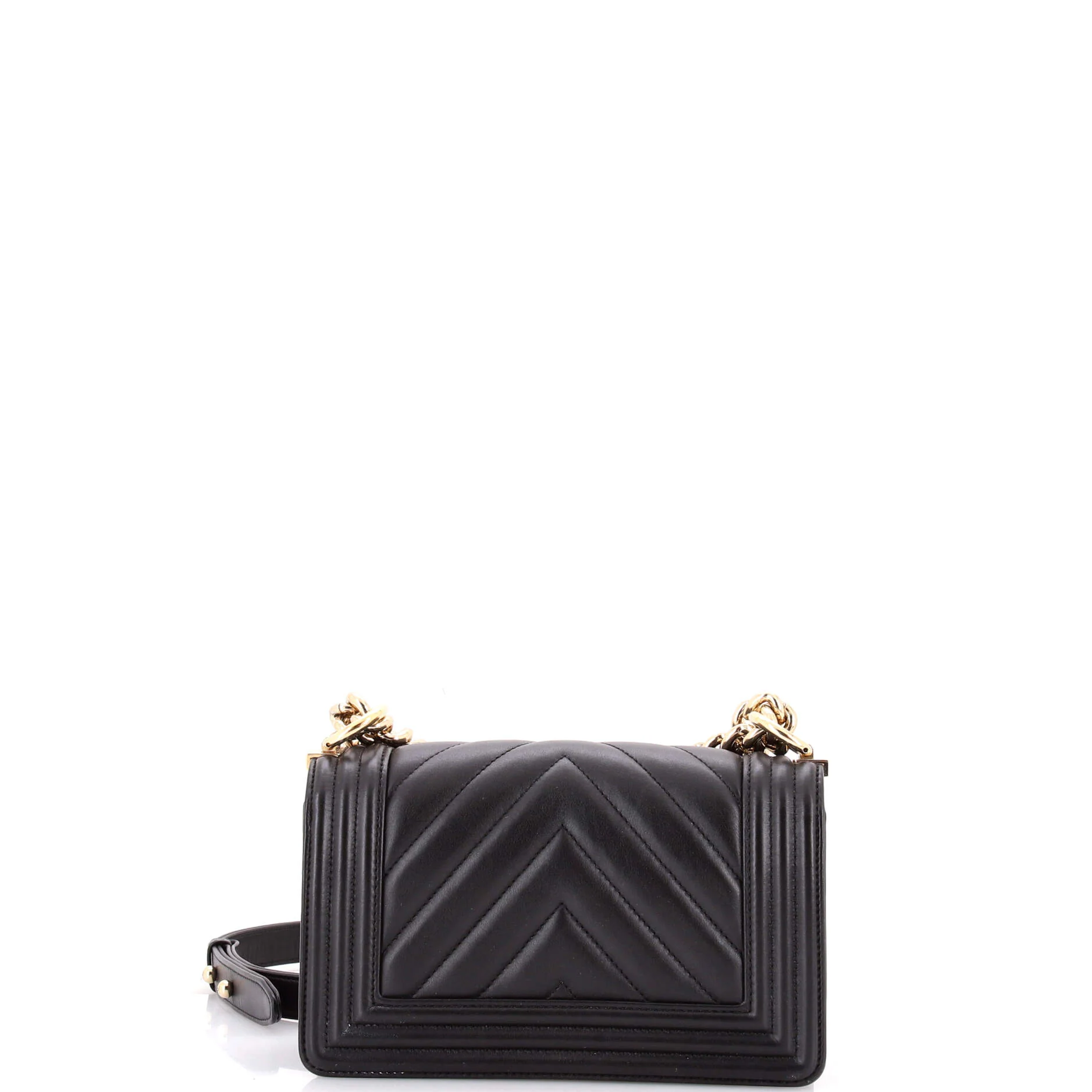 Boy Flap Bag Chevron Calfskin Small - Image 4