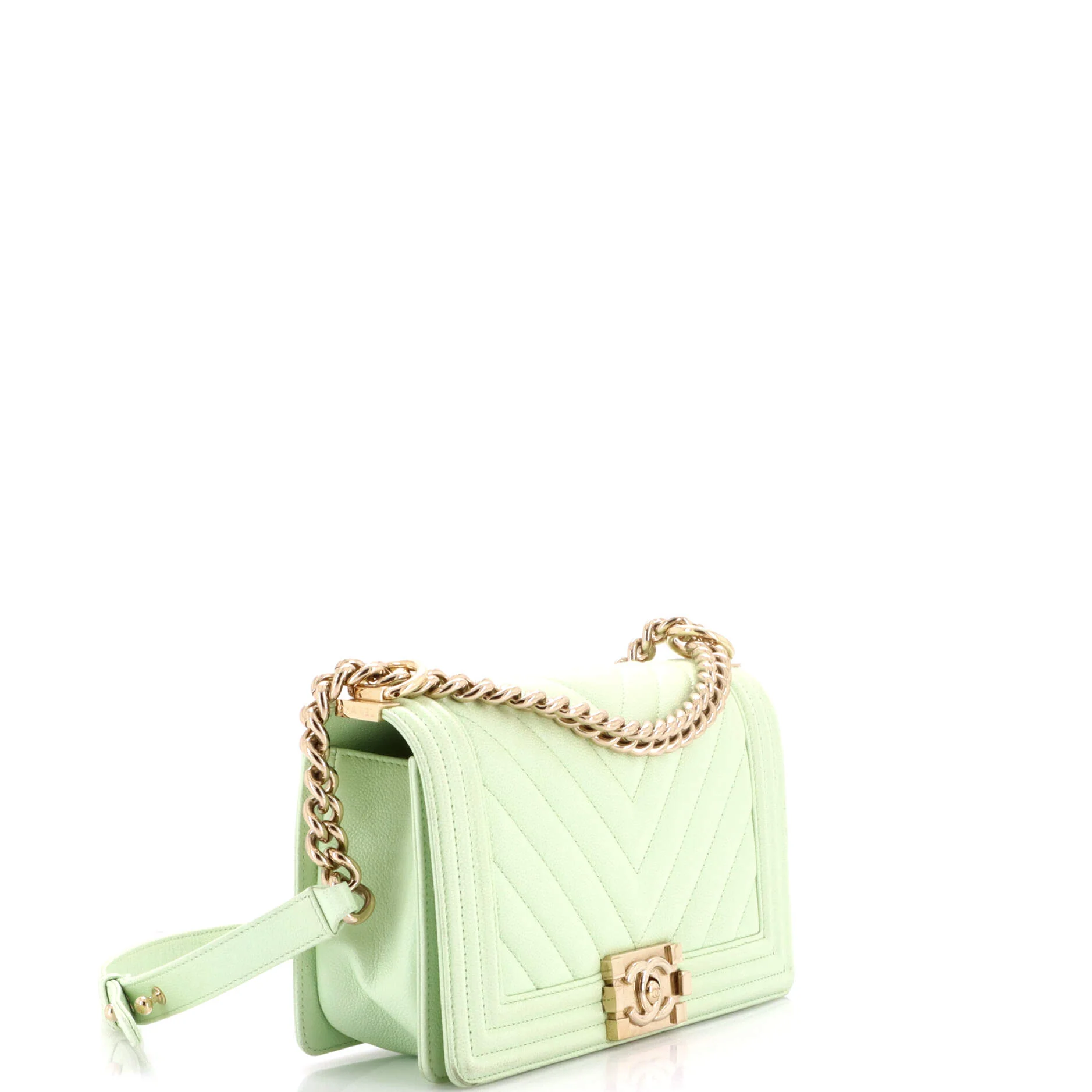 Boy Flap Bag Chevron Lambskin Old Medium - Image 2