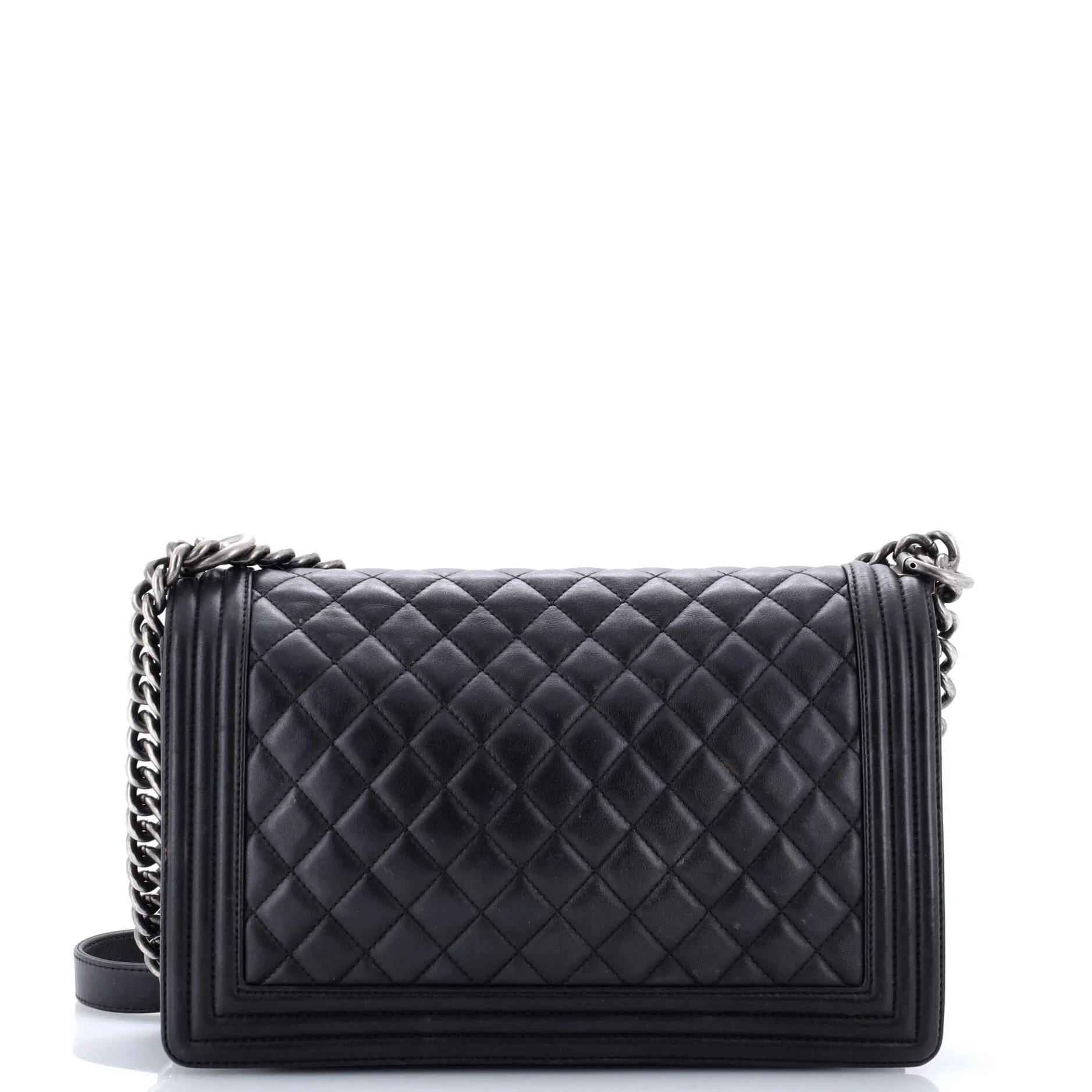 Boy Flap Bag Quilted Calfskin Large - Image 3