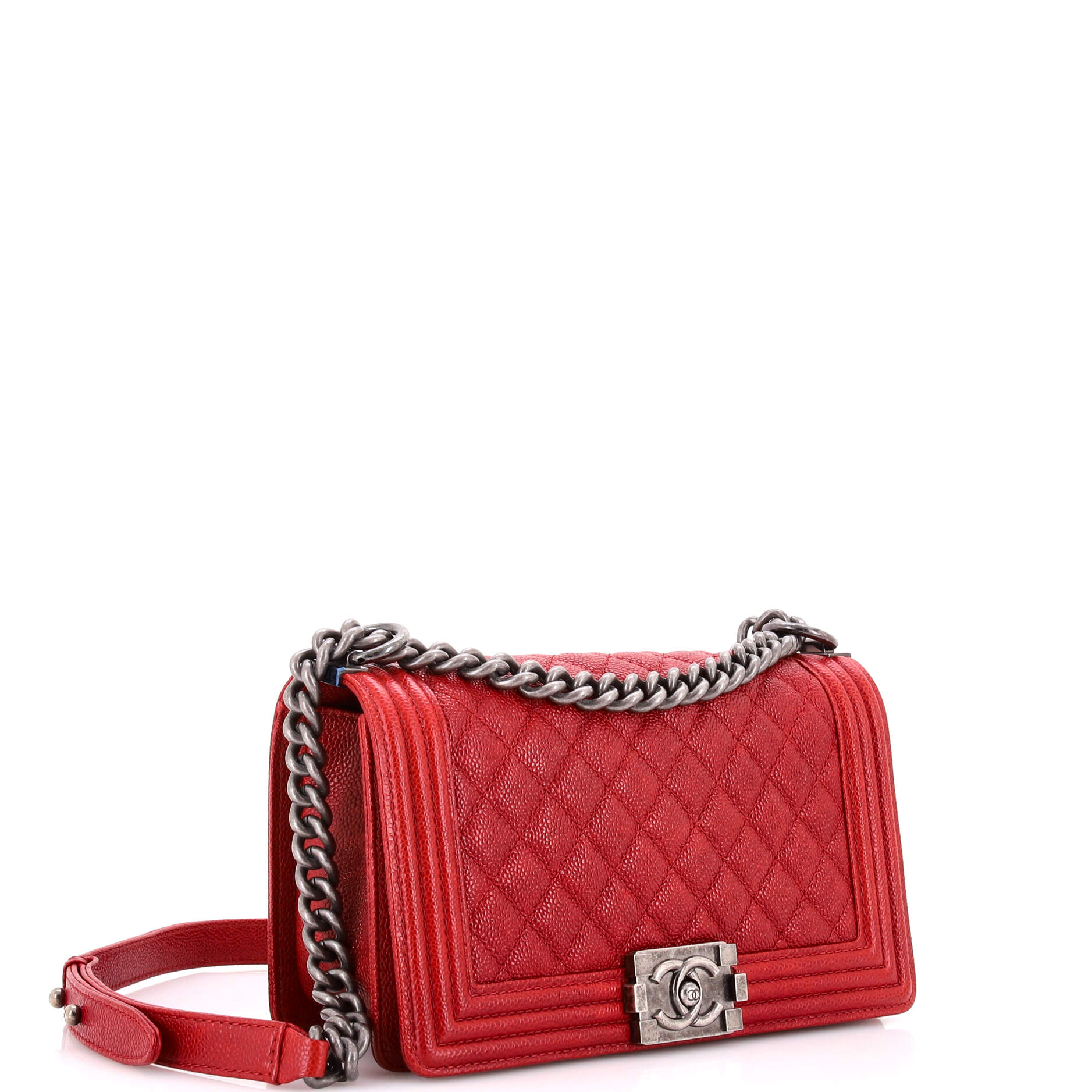 Boy Flap Bag Quilted Caviar Old Medium - Image 3