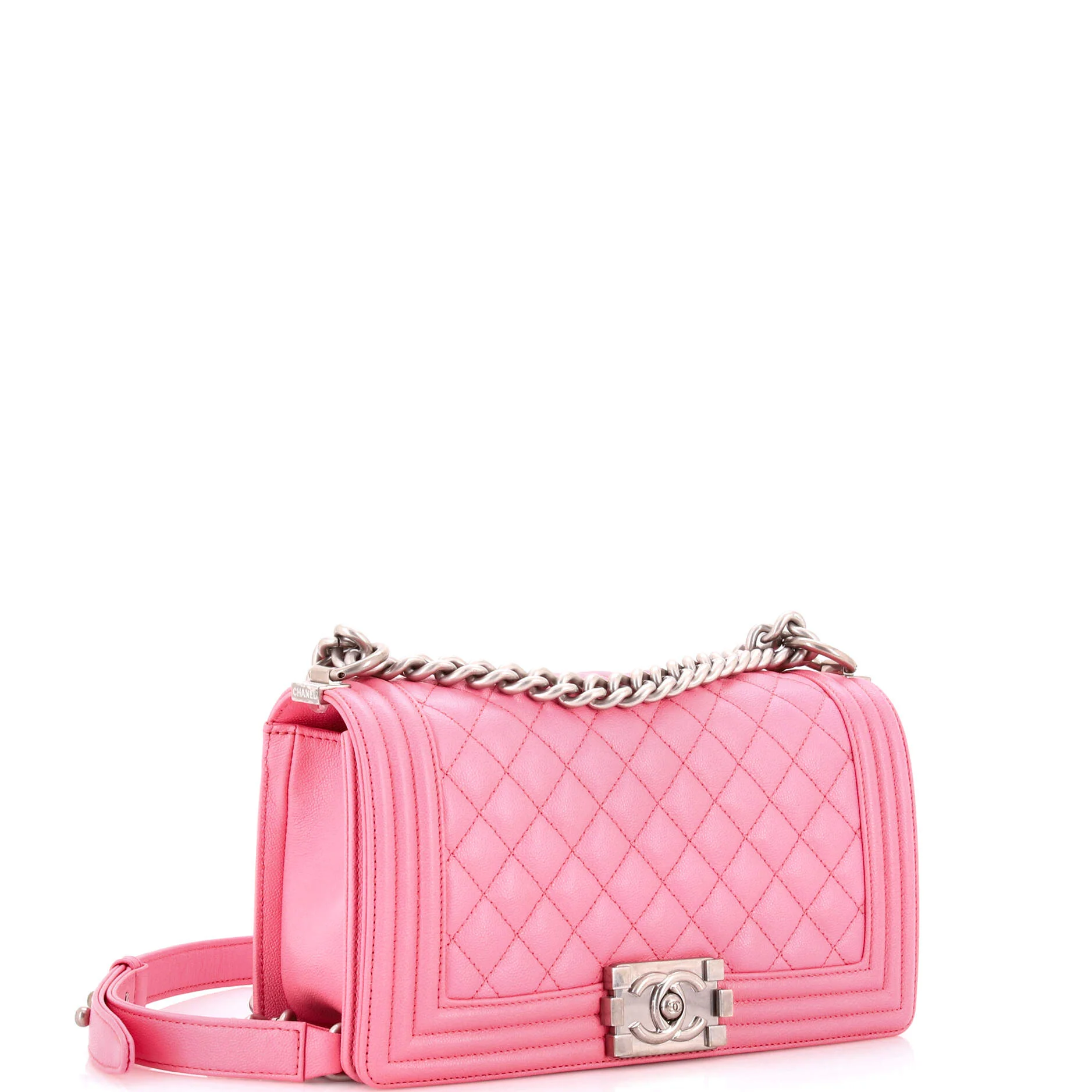 Boy Flap Bag Quilted Caviar Old Medium - Image 2