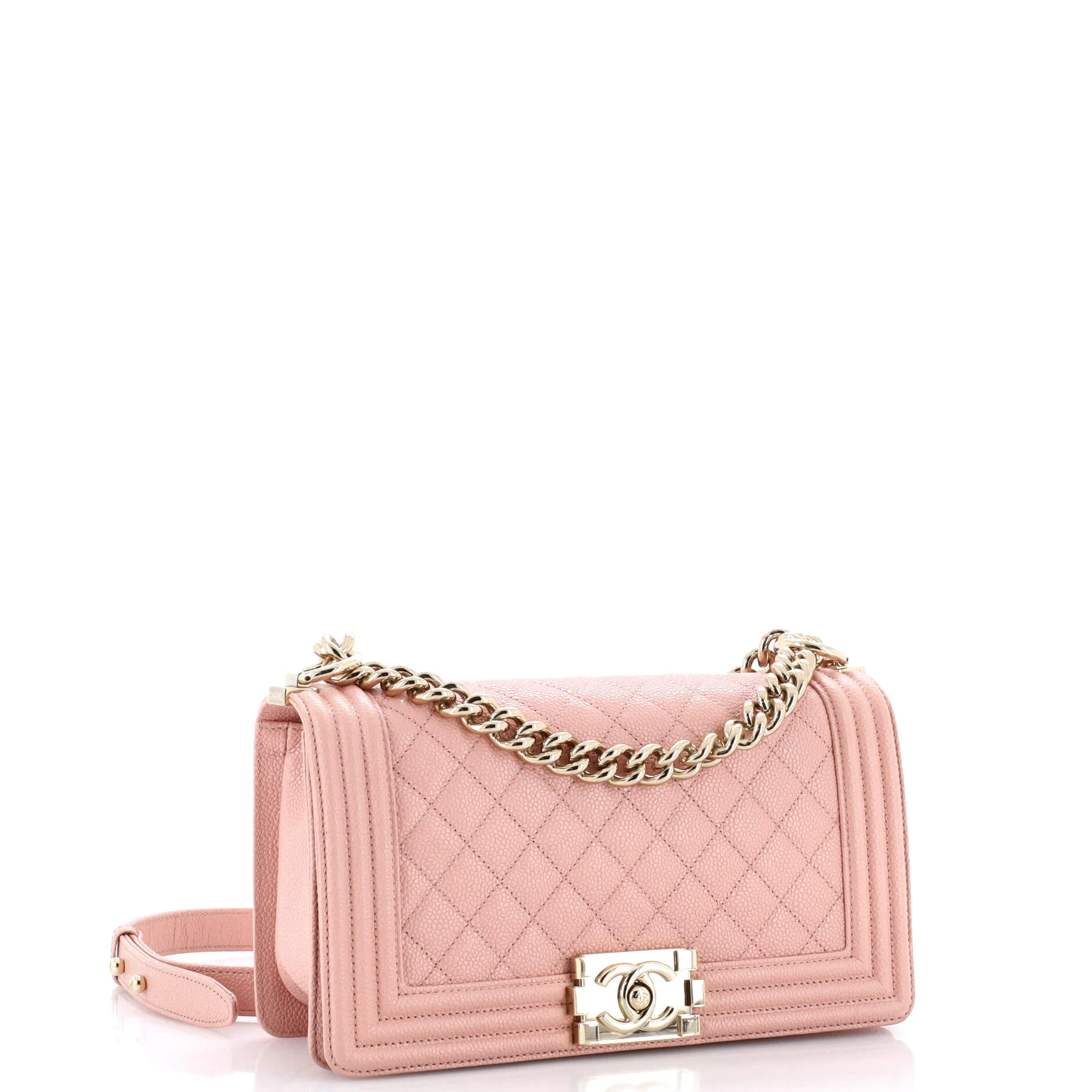Boy Flap Bag Quilted Caviar Old Medium - Image 2