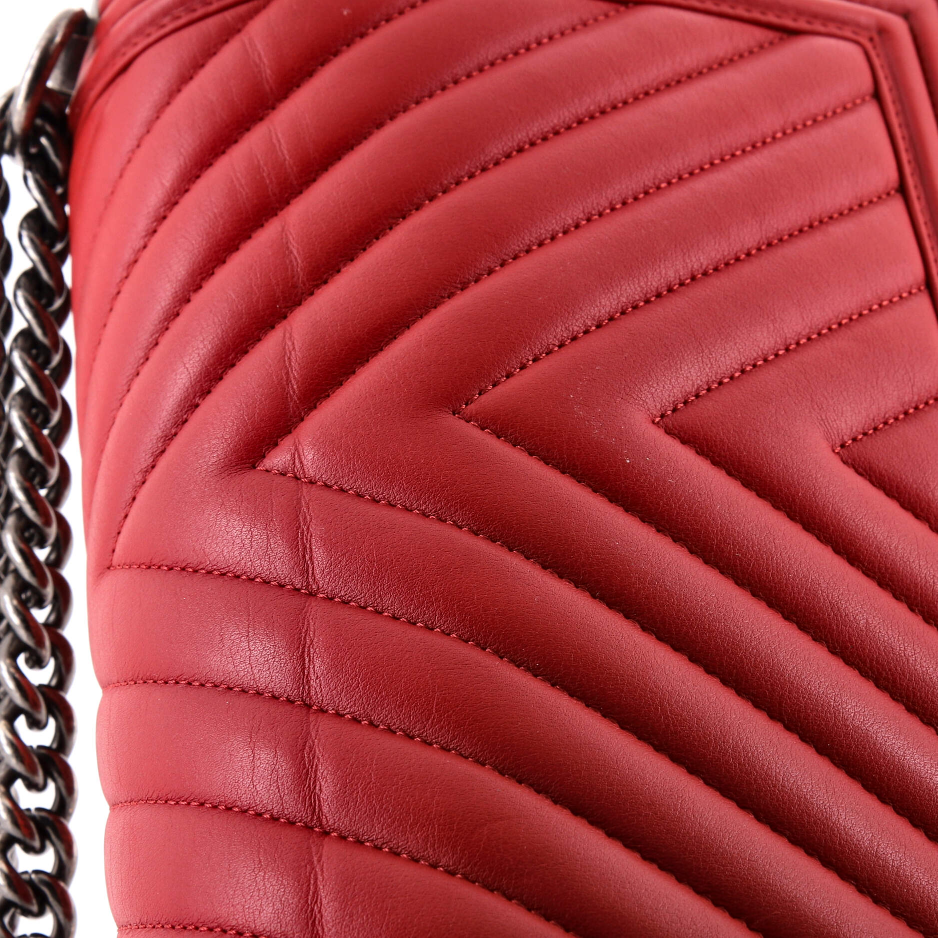 Boy Flap Bag Quilted Lambskin Large - Image 7