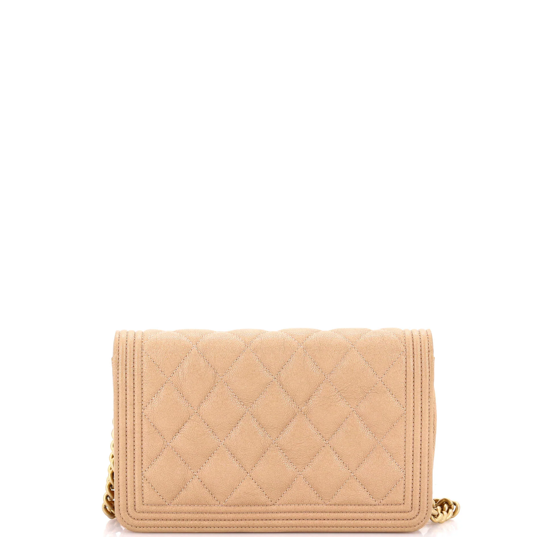 Boy Wallet on Chain Quilted Caviar - Image 3