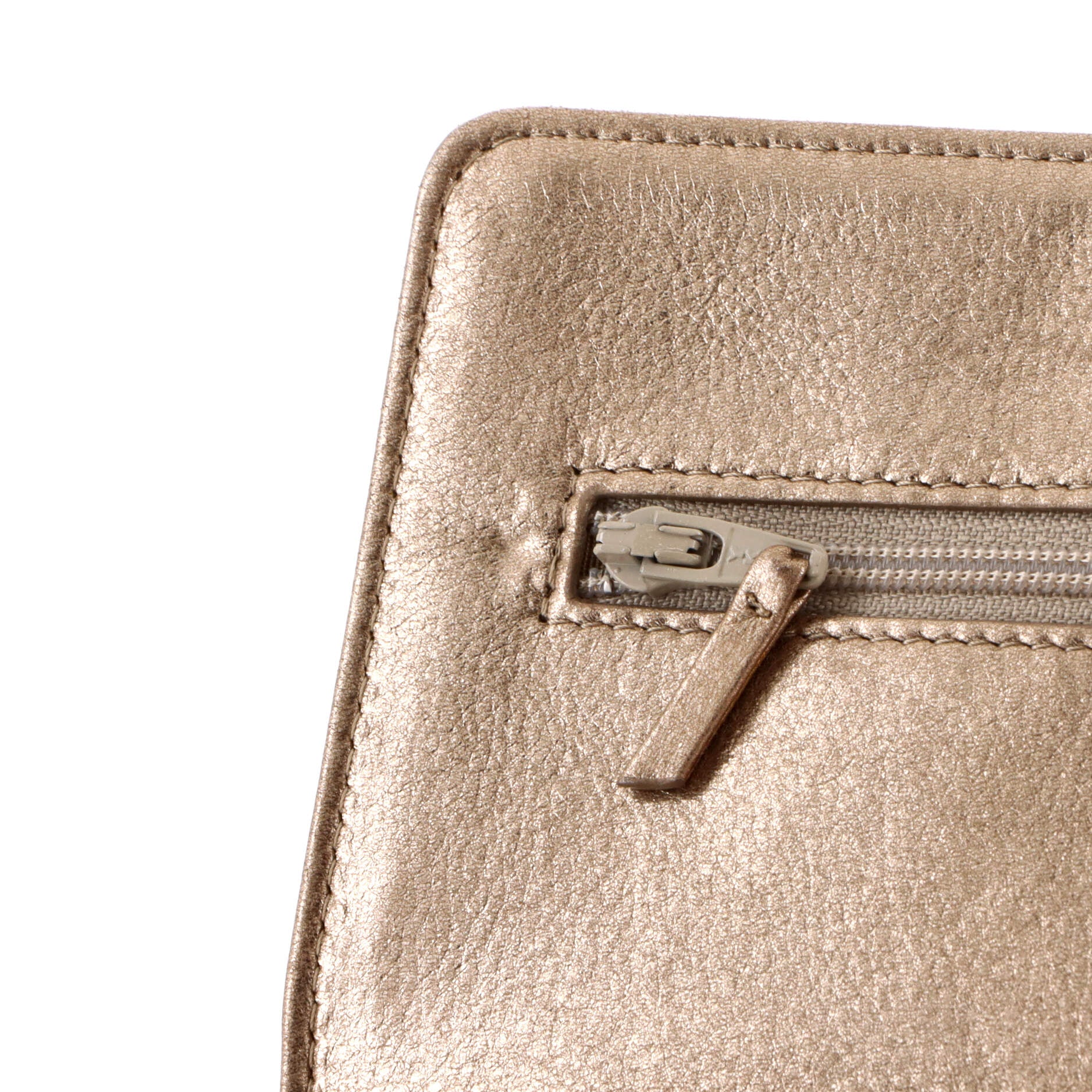 Boy Wallet on Chain Quilted Metallic Calfskin - Image 7