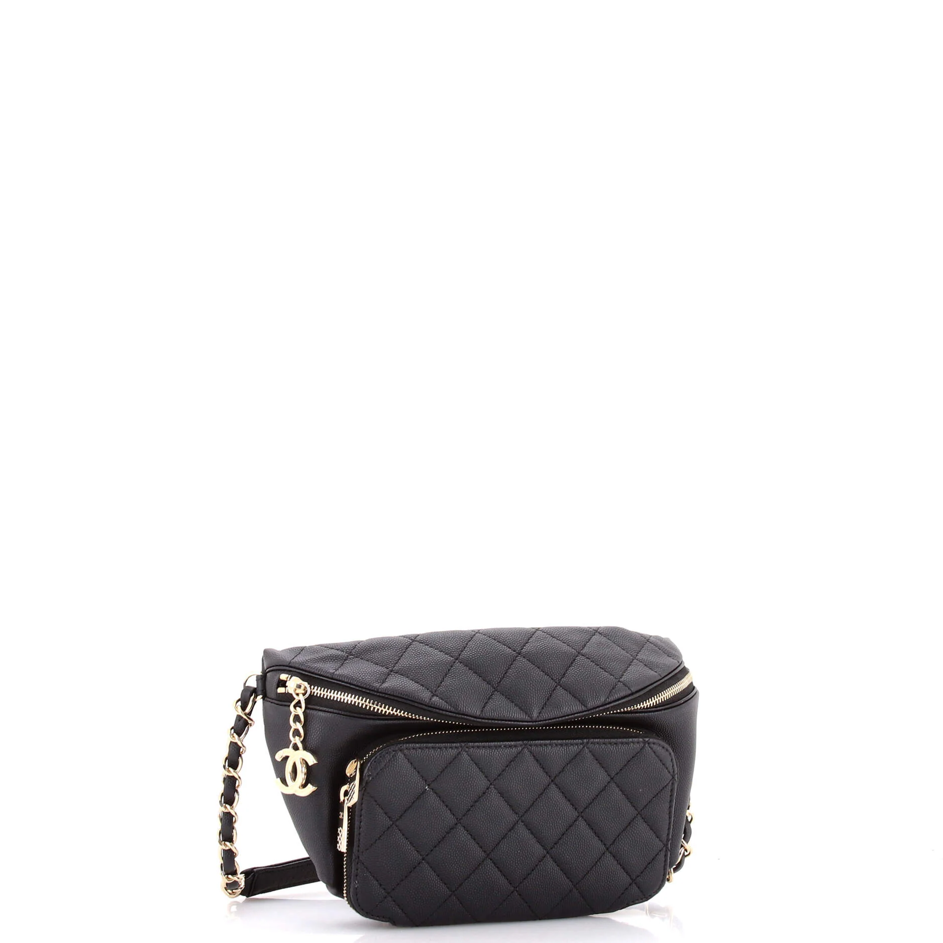Business Affinity Waist Bag Quilted Caviar Medium - Image 3
