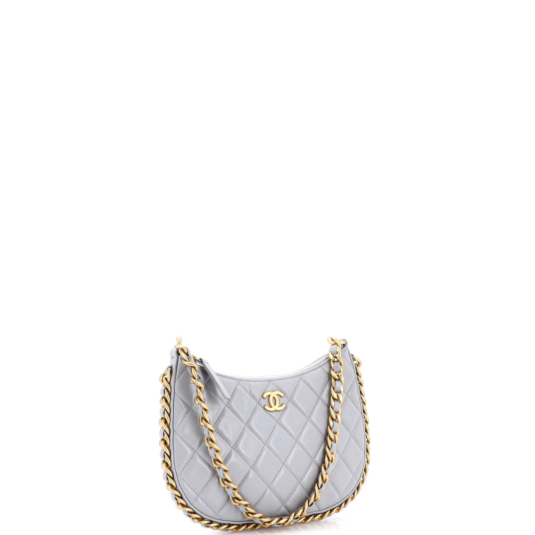 CC Chain Around Hobo Quilted Lambskin - Image 2