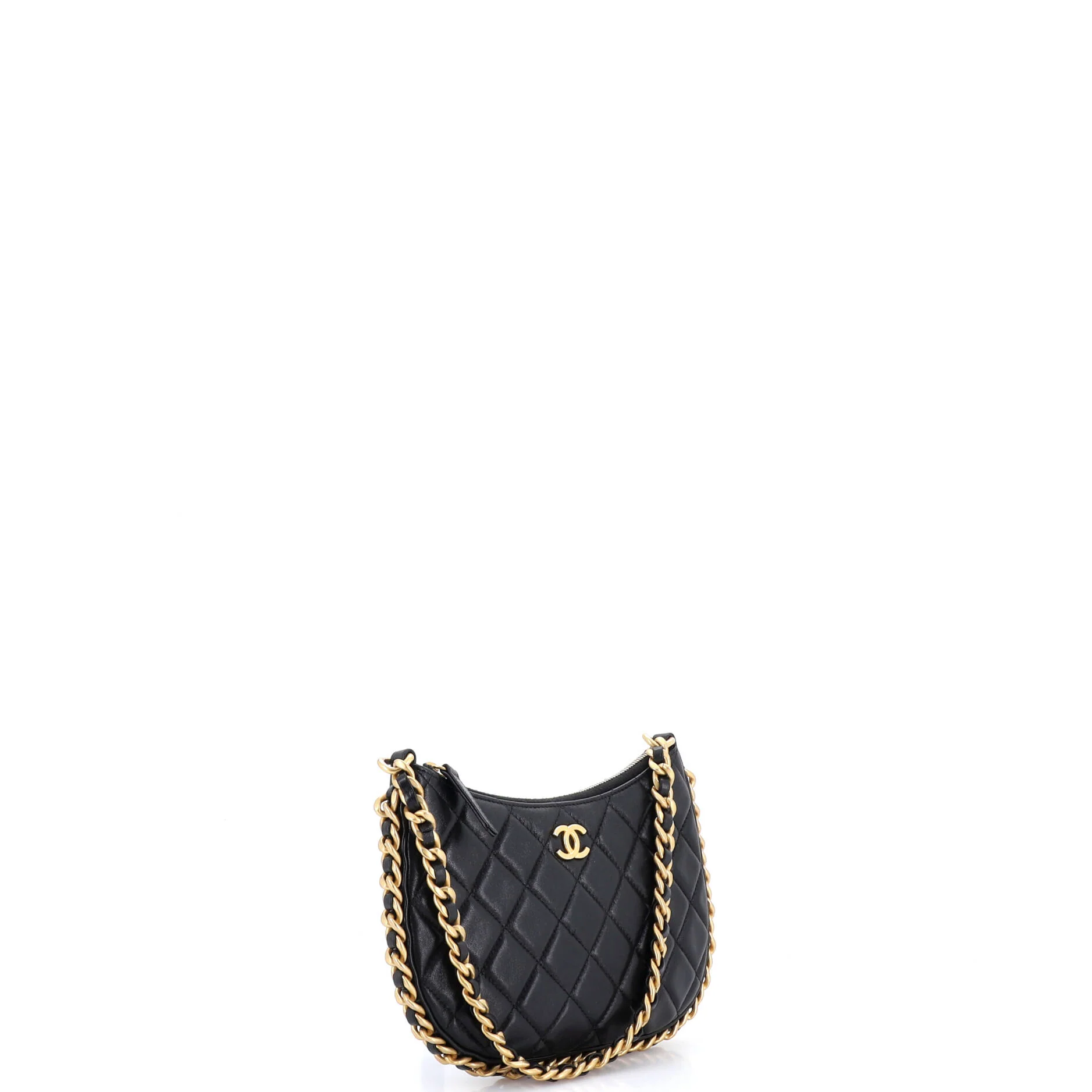 CC Chain Around Hobo Quilted Lambskin - Image 2