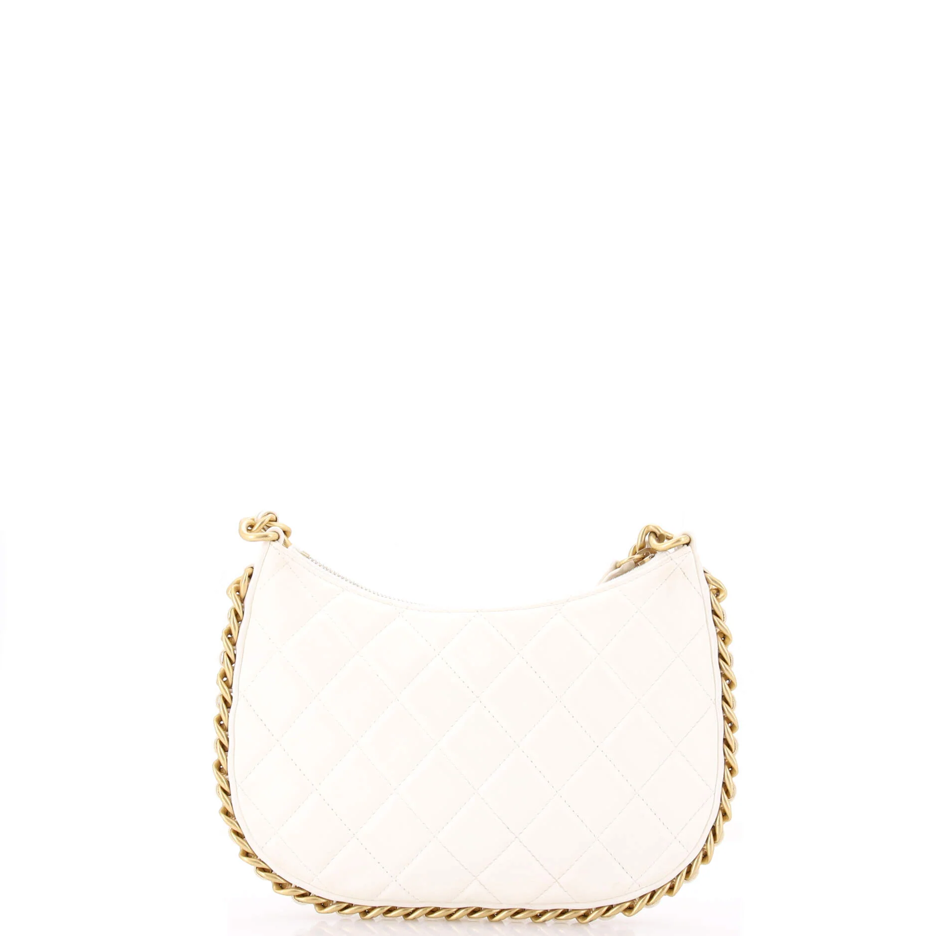 CC Chain Around Hobo Quilted Lambskin - Image 3