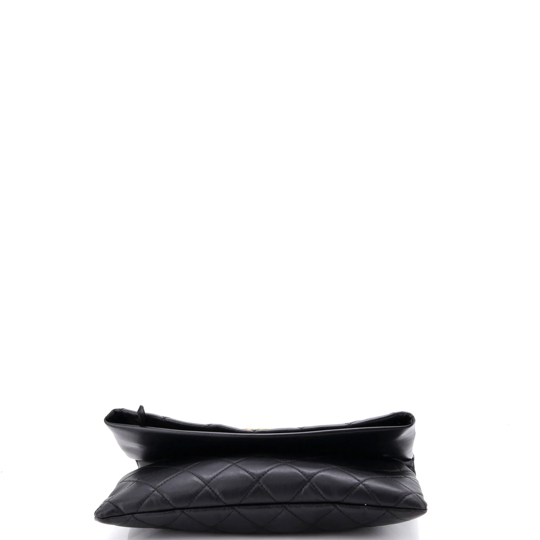 CC Foldover Clutch Quilted Lambskin Large - Image 4
