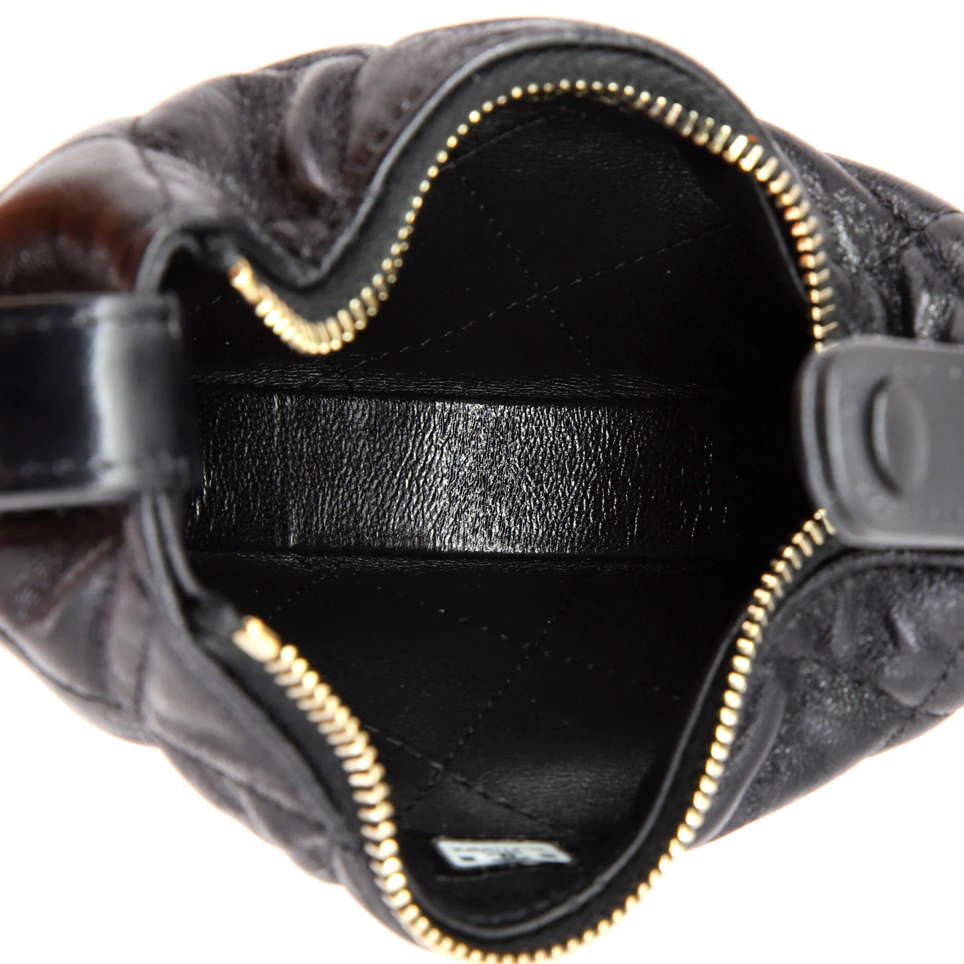 Chain Around Hobo Pouch Quilted Lambskin Extra Mini - Image 5