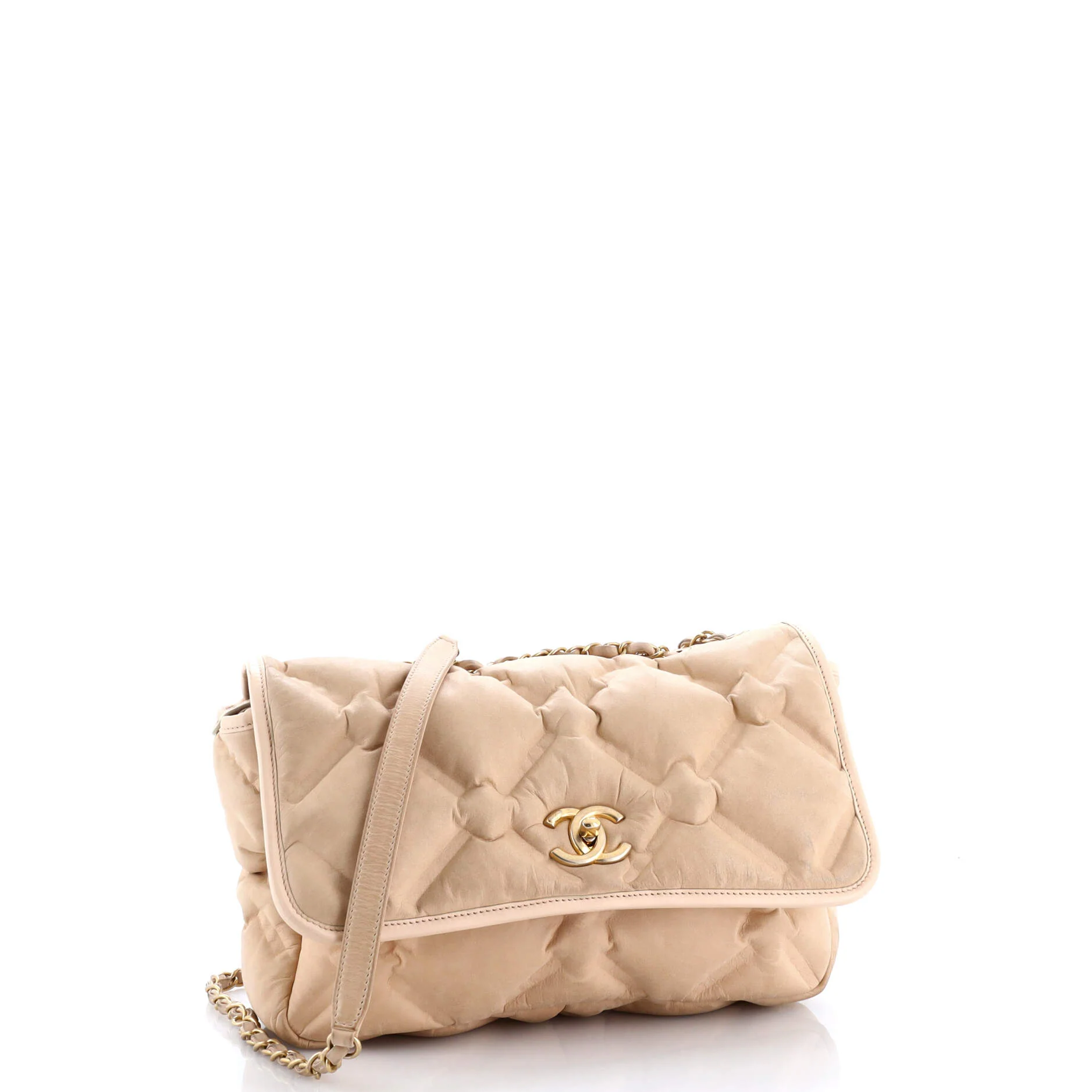 Chesterfield Flap Bag Quilted Calfskin Jumbo - Image 3