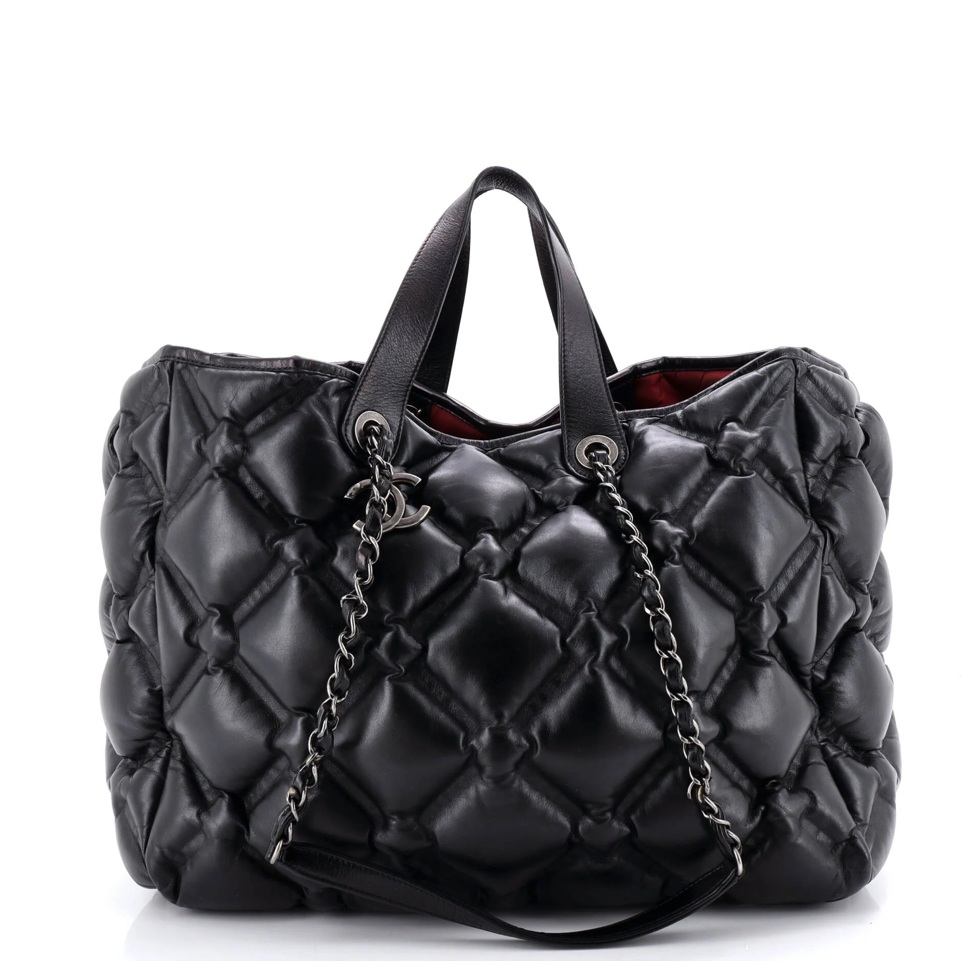 Chesterfield Shopping Tote Quilted Leather Large