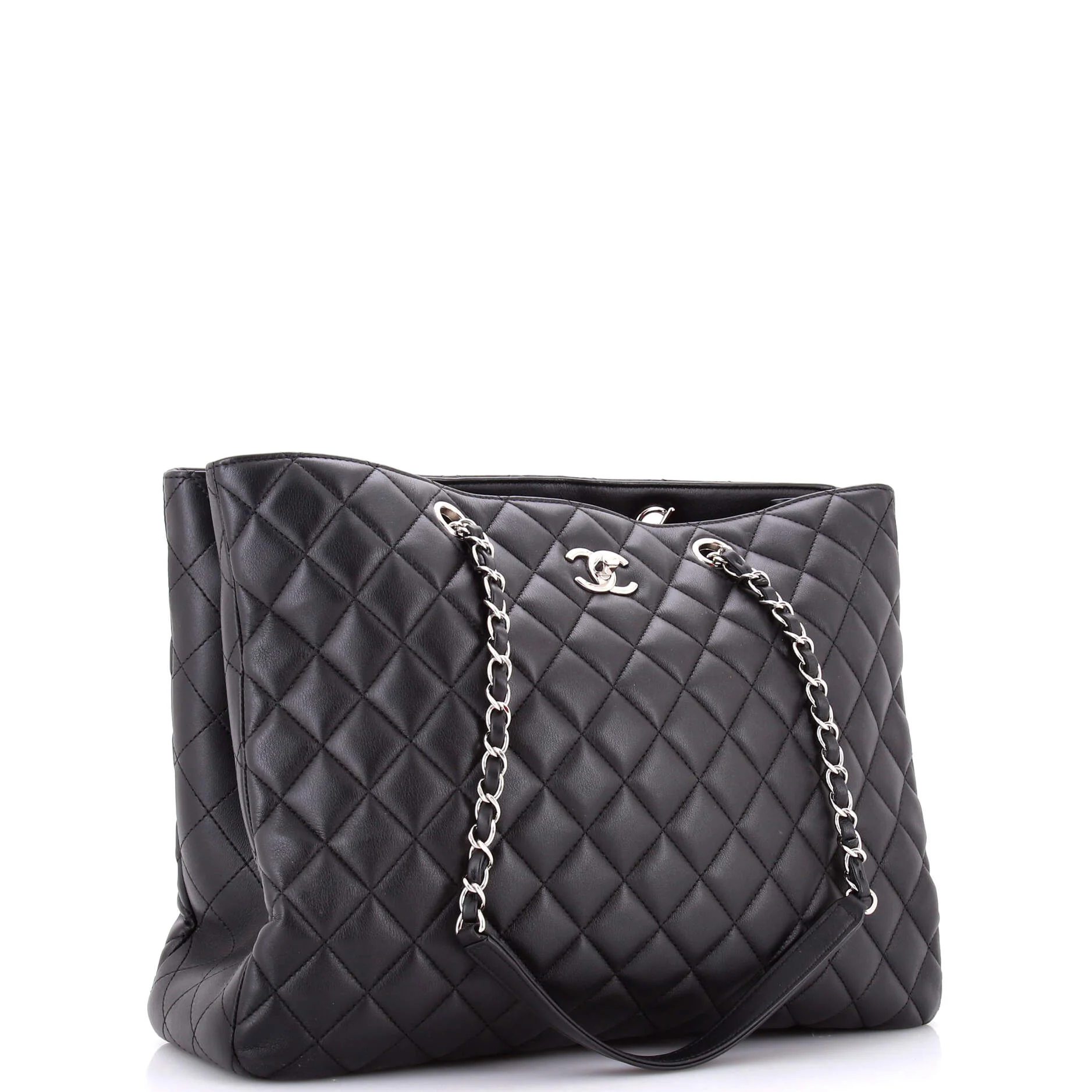 Classic CC Shopping Tote Quilted Calfskin Large - Image 2