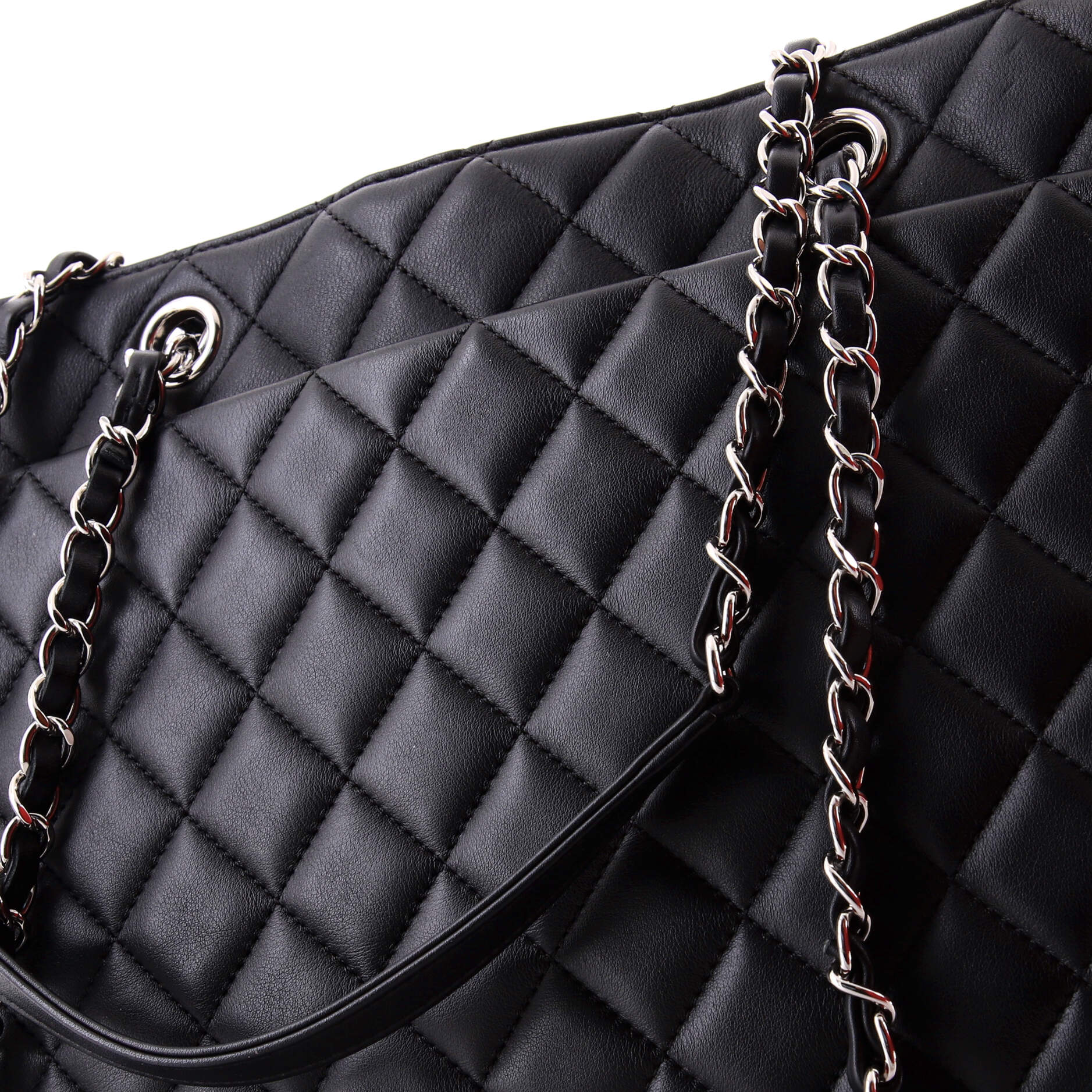 Classic CC Shopping Tote Quilted Calfskin Large - Image 7