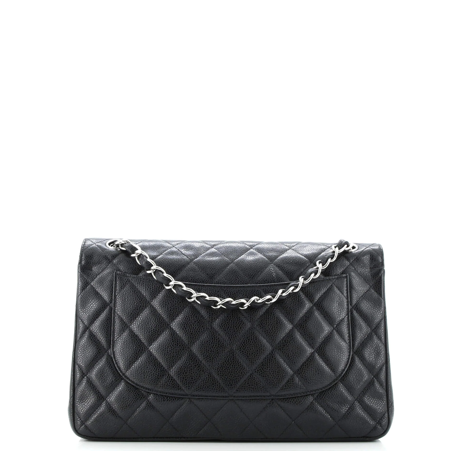 Classic Double Flap Bag Quilted Caviar Jumbo - Image 3