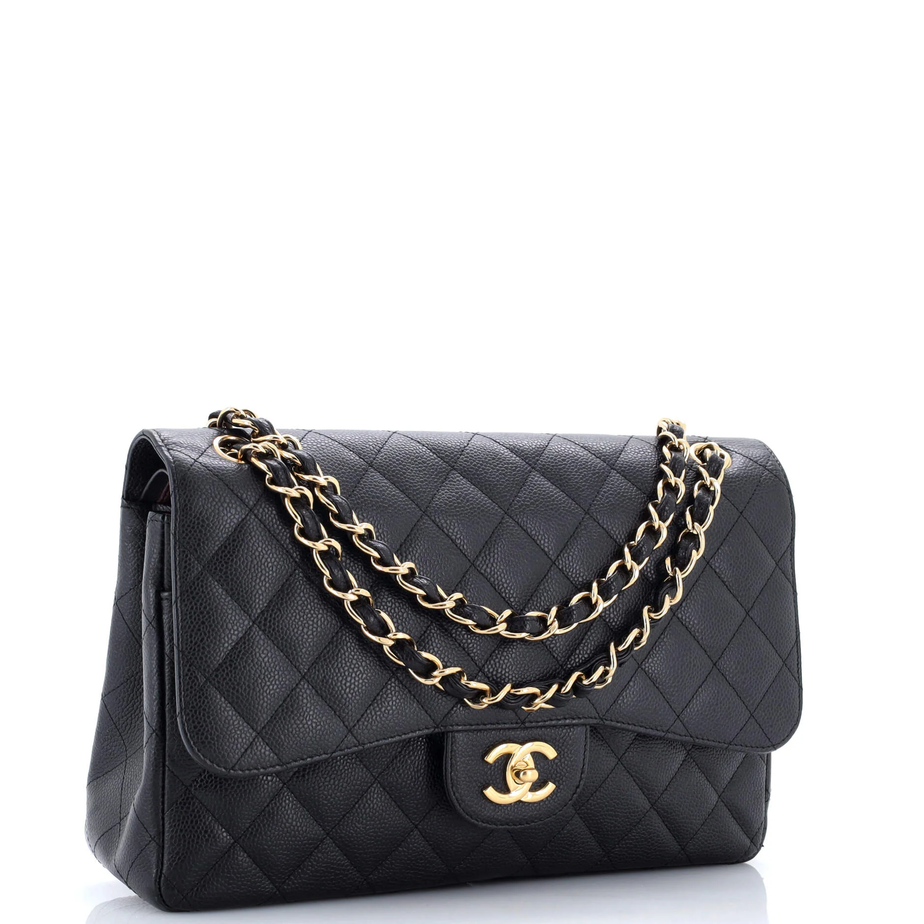 Classic Double Flap Bag Quilted Caviar Jumbo - Image 2