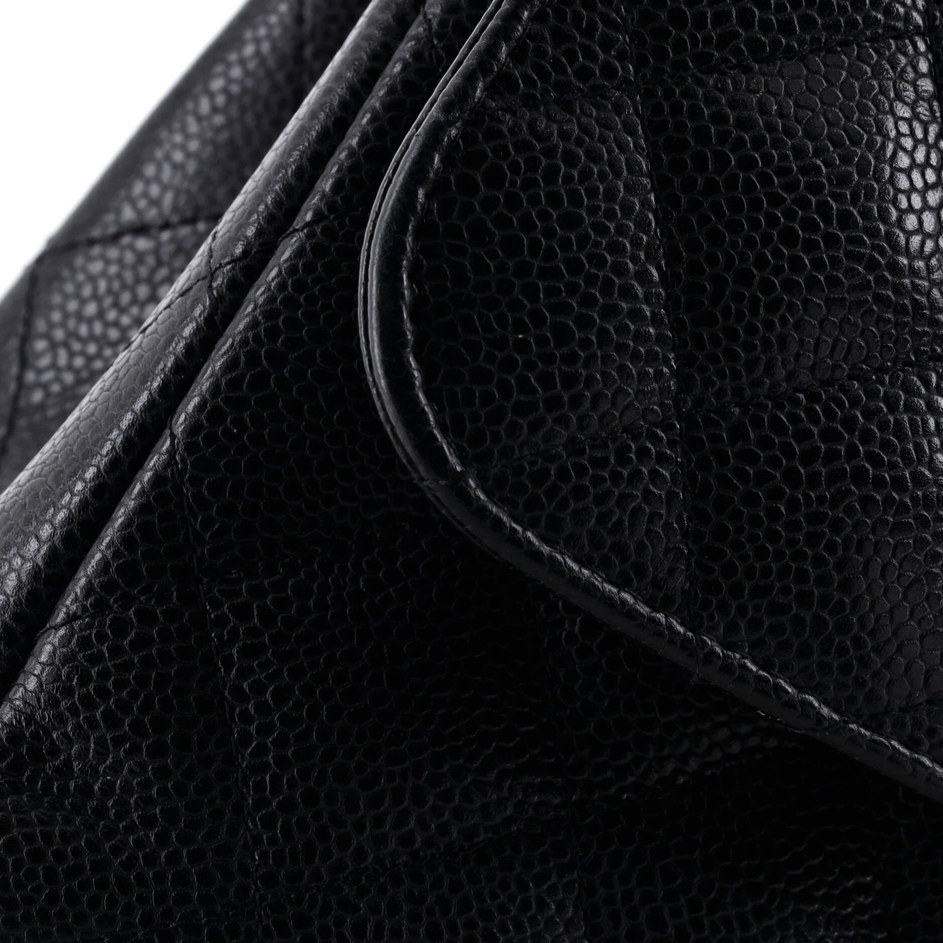 Classic Double Flap Bag Quilted Caviar Jumbo - Image 6