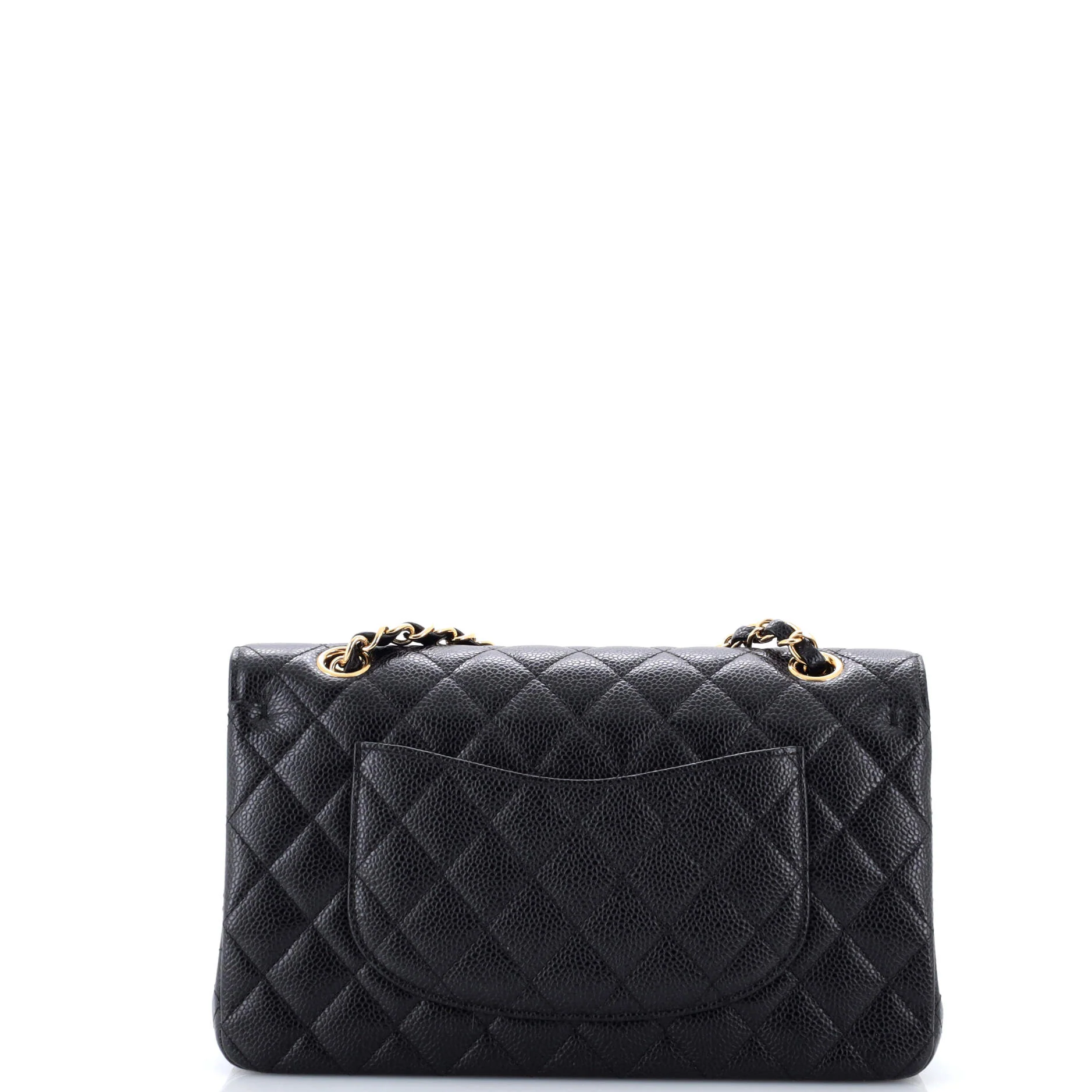 Classic Double Flap Bag Quilted Caviar Medium - Image 3