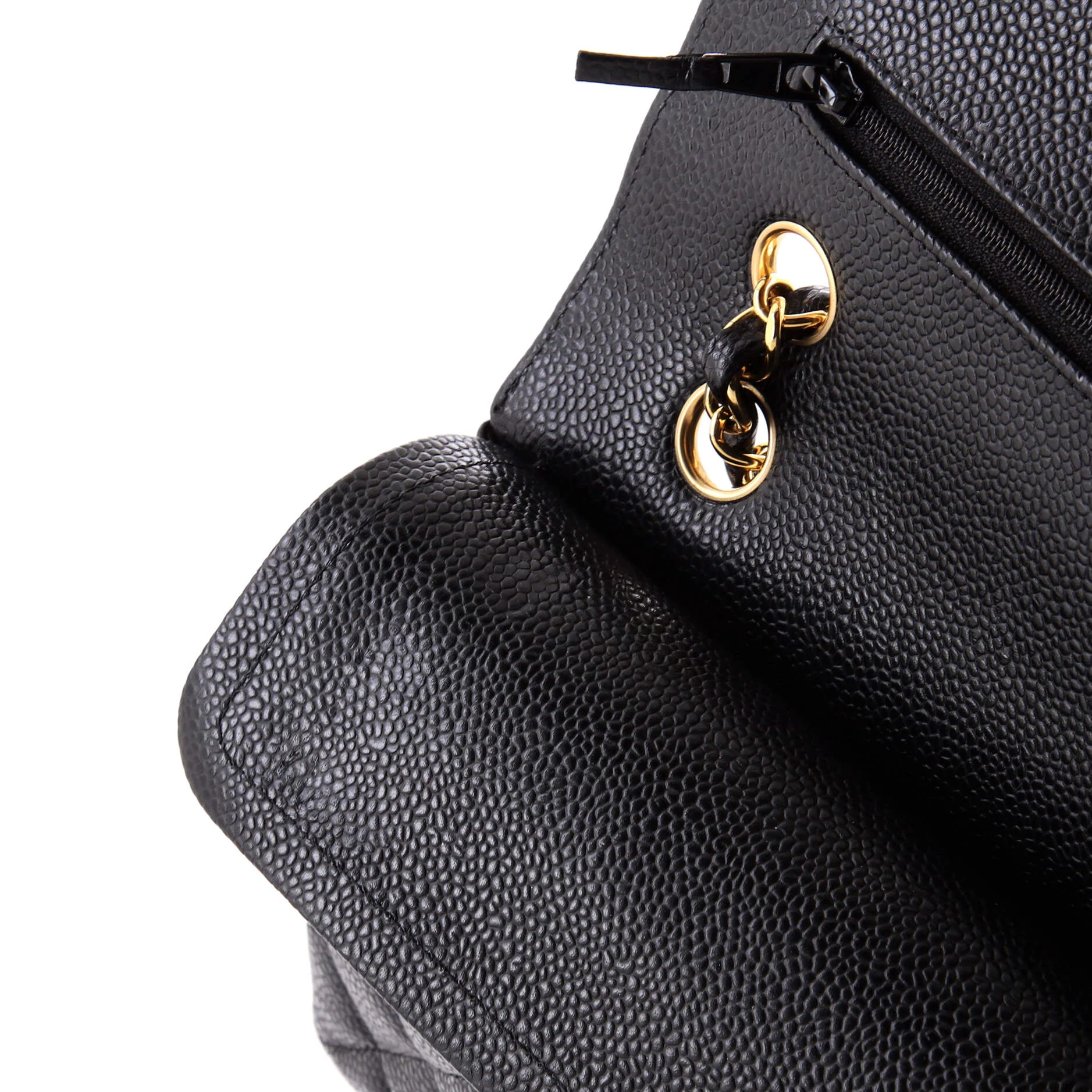 Classic Double Flap Bag Quilted Caviar Small - Image 8