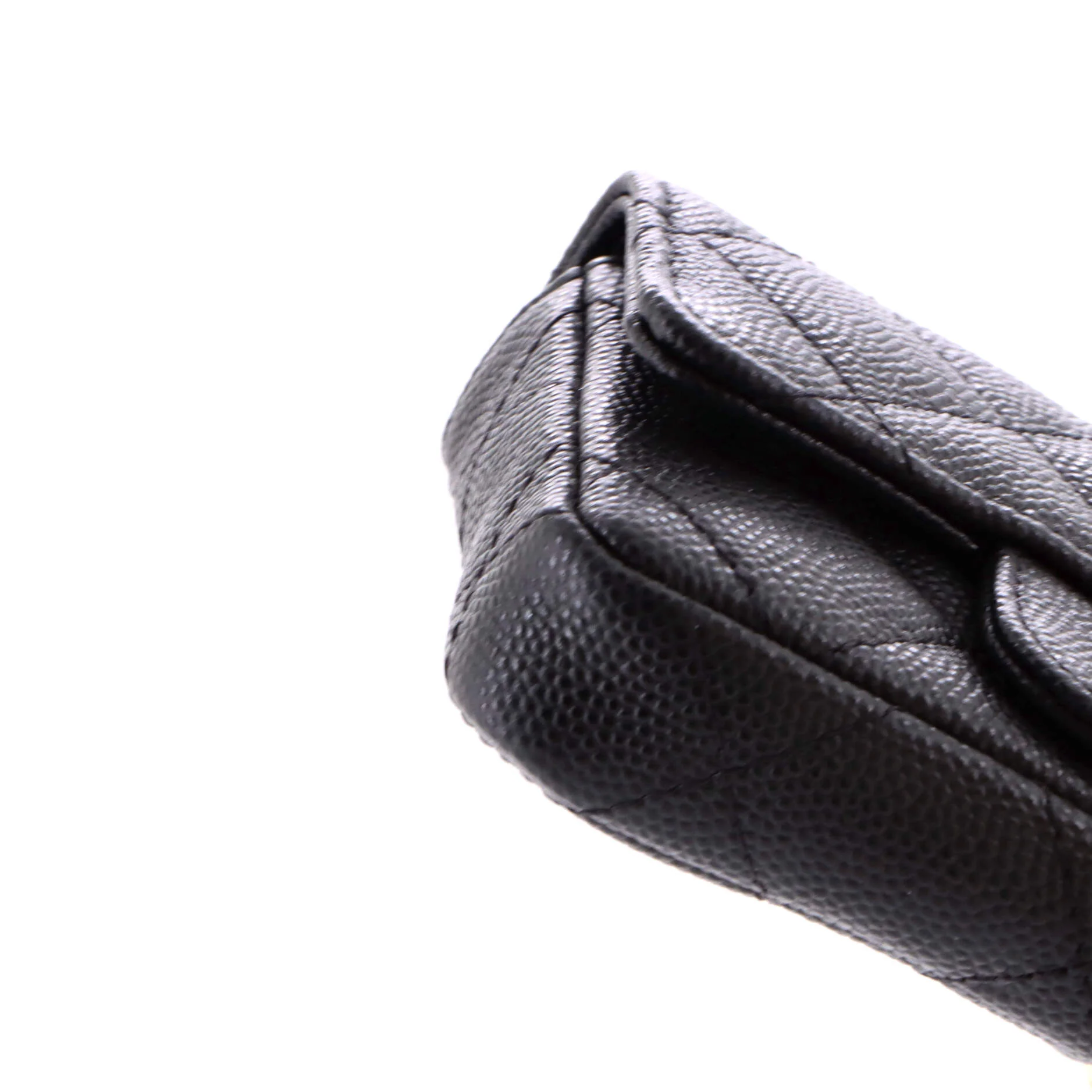 Classic Flap Charm Chain Belt Bag Quilted Caviar Mini - Image 7