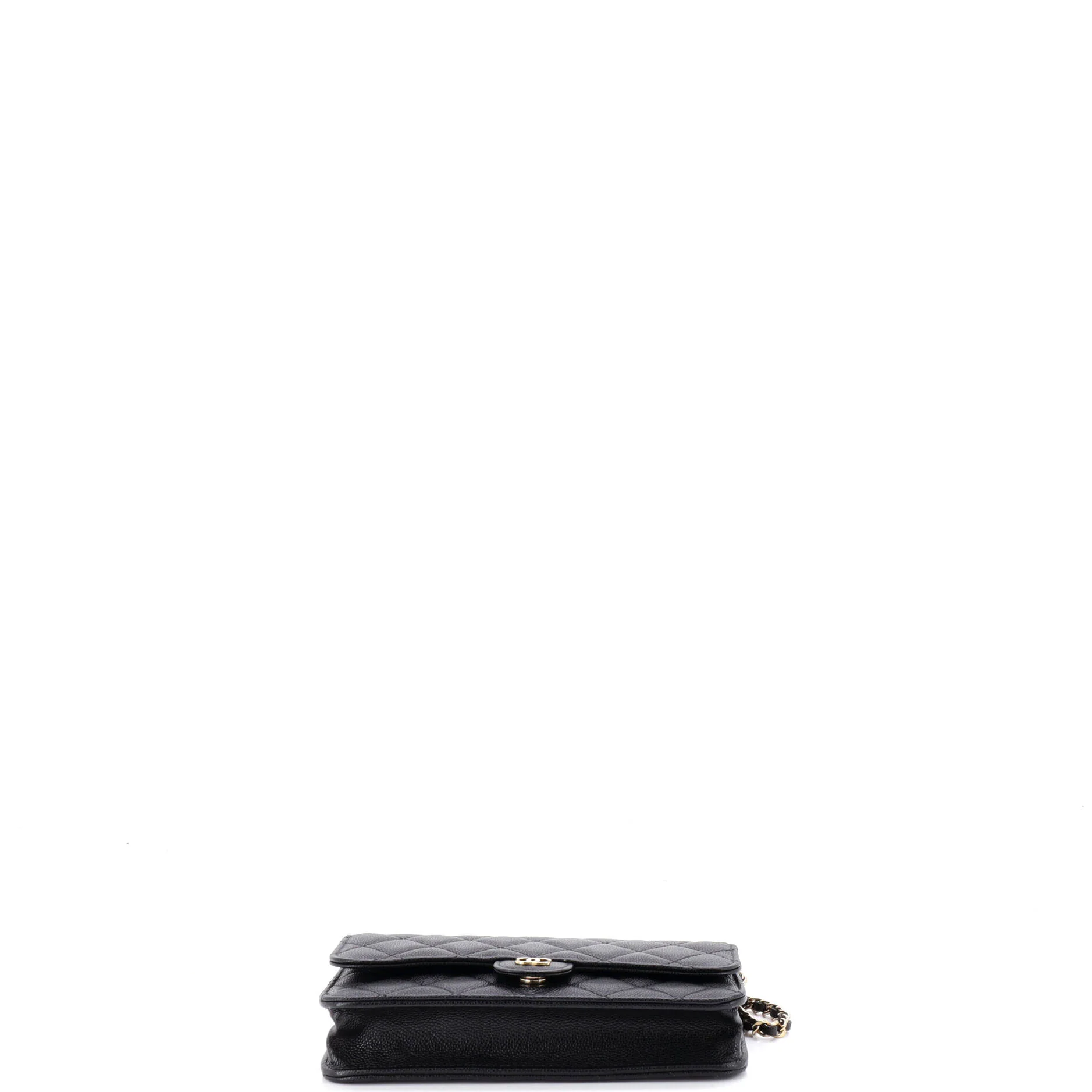 Classic Flap Phone Holder with Chain Quilted Caviar - Image 4
