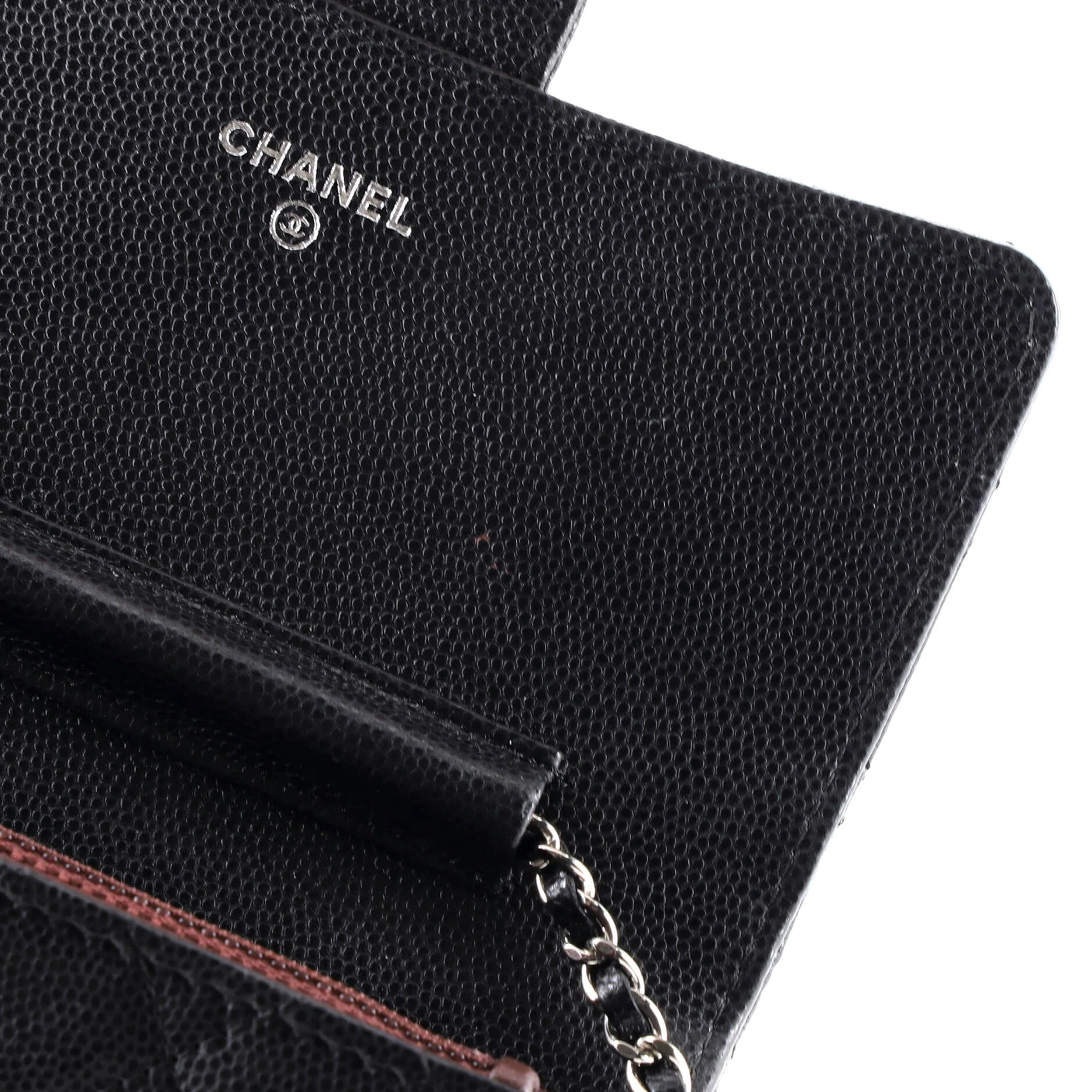 Classic Flap Wallet Crossbody Bag Quilted Caviar Mini - Image 7