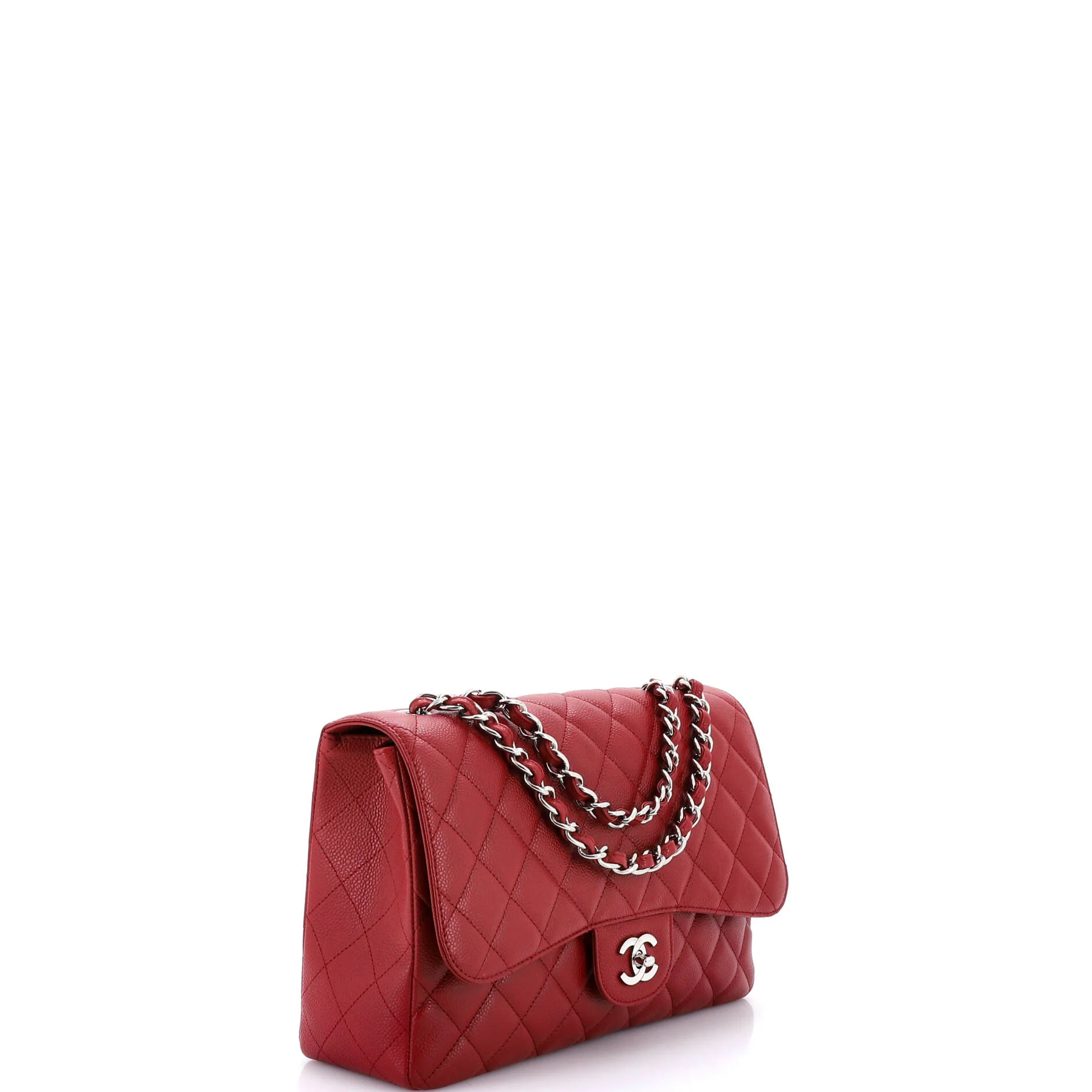Classic Single Flap Bag Quilted Caviar Jumbo - Image 3