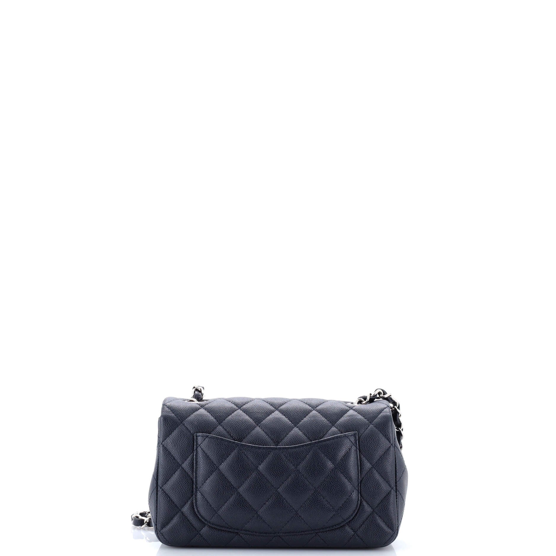 Classic Single Flap Bag Quilted Caviar Mini - Image 3