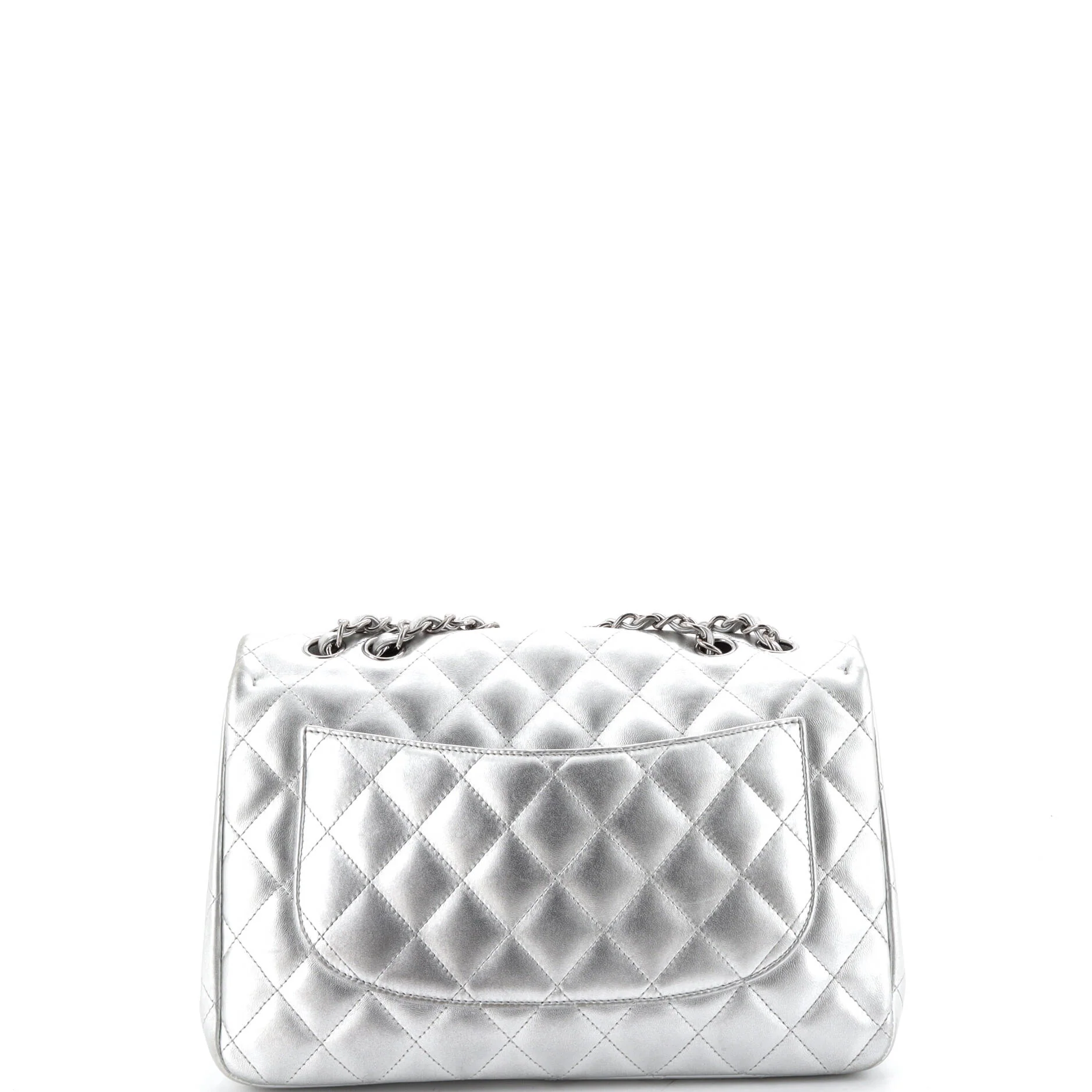 Classic Single Flap Bag Quilted Lambskin Jumbo - Image 3