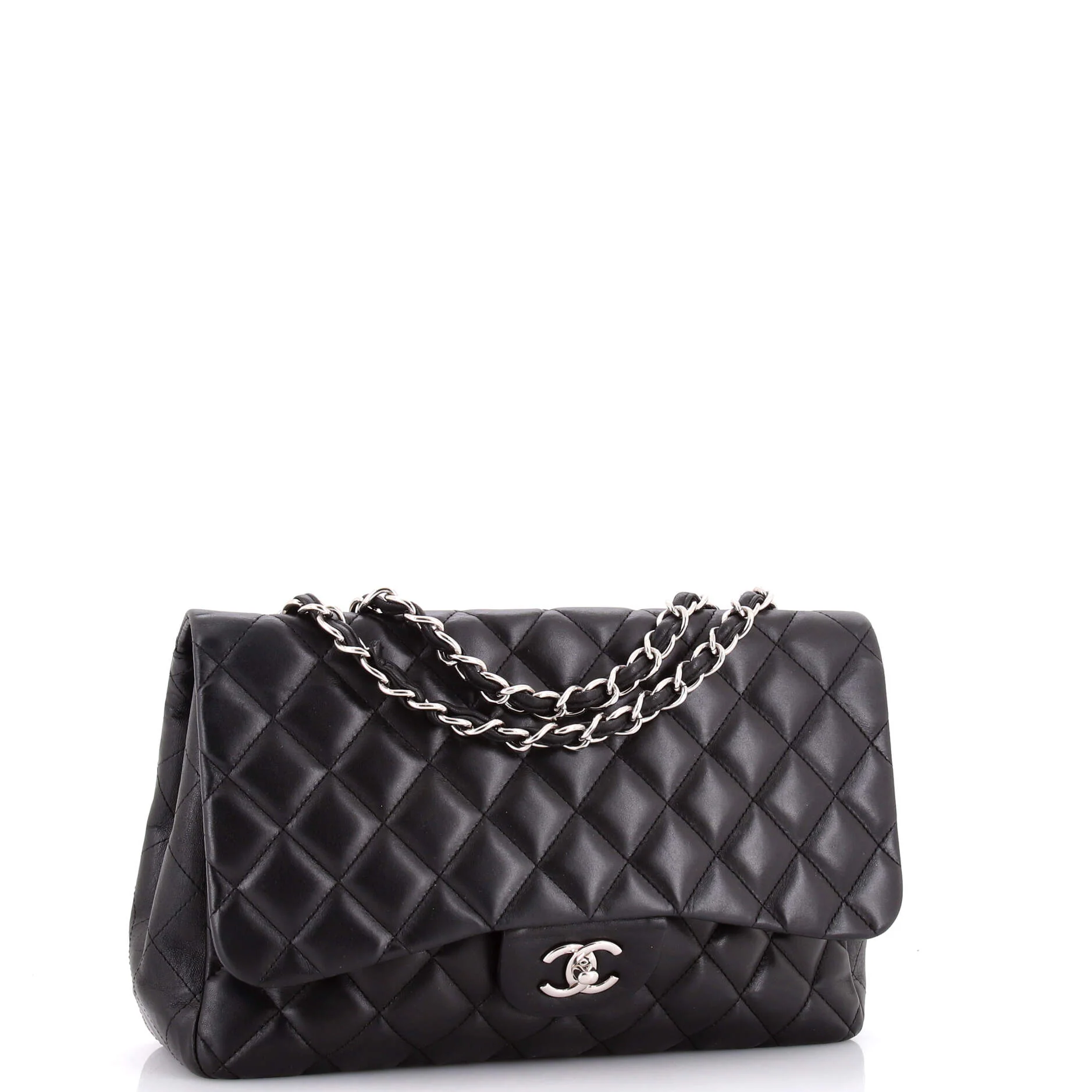 Classic Single Flap Bag Quilted Lambskin Jumbo - Image 2