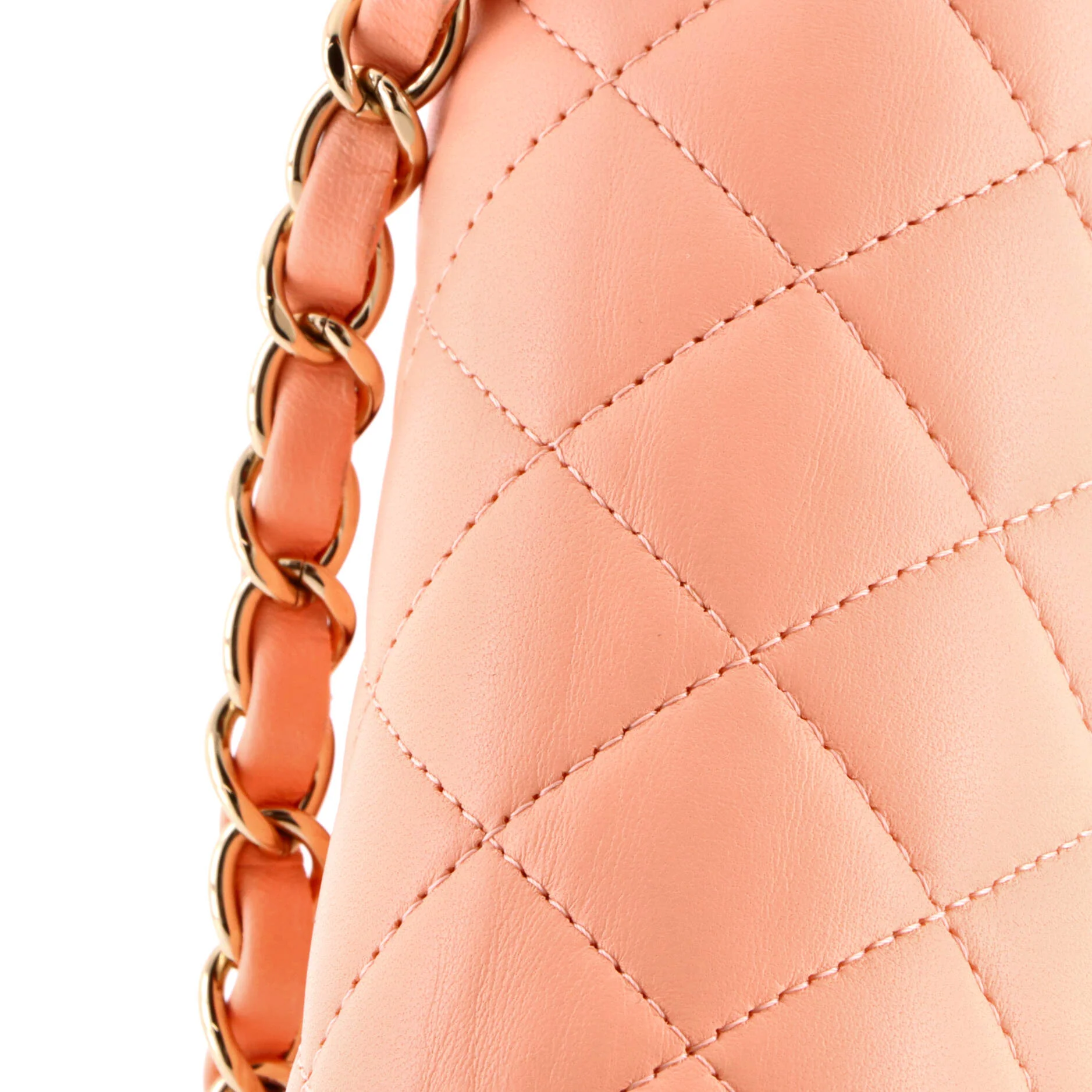 Classic Single Flap Bag Quilted Lambskin Mini - Image 6