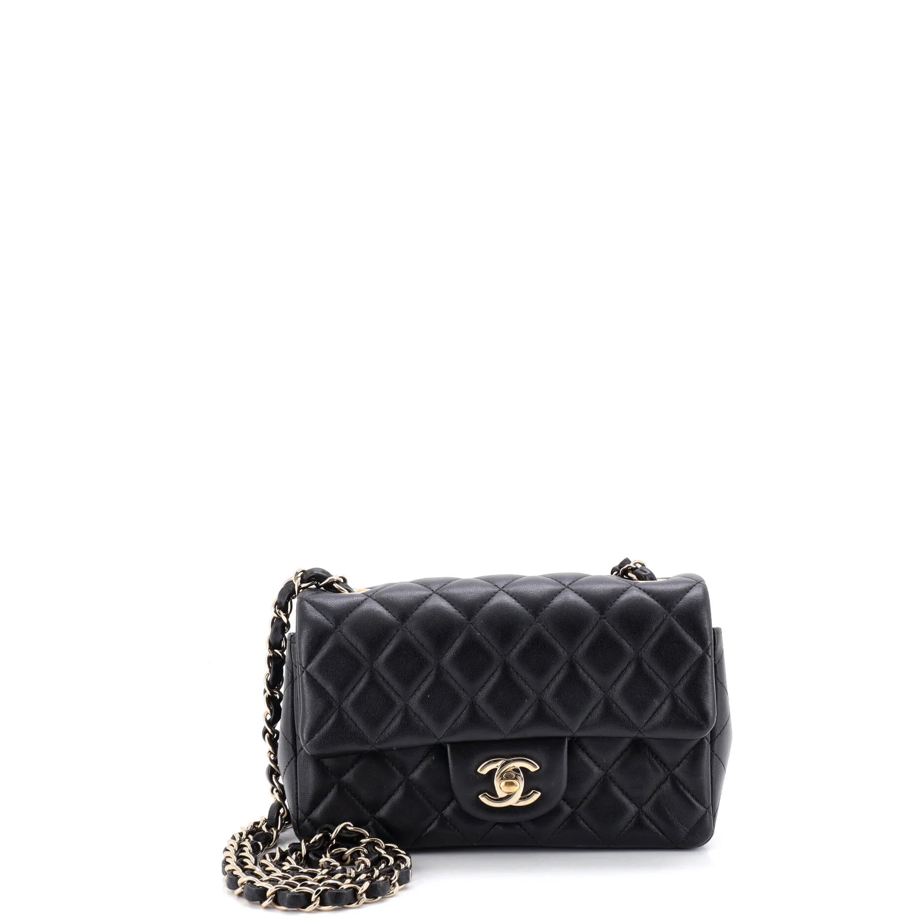 Classic Single Flap Bag Quilted Lambskin Mini