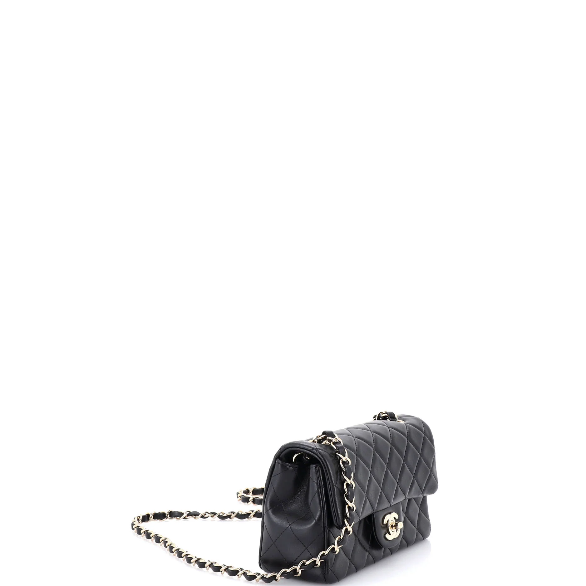 Classic Single Flap Bag Quilted Lambskin Mini - Image 3