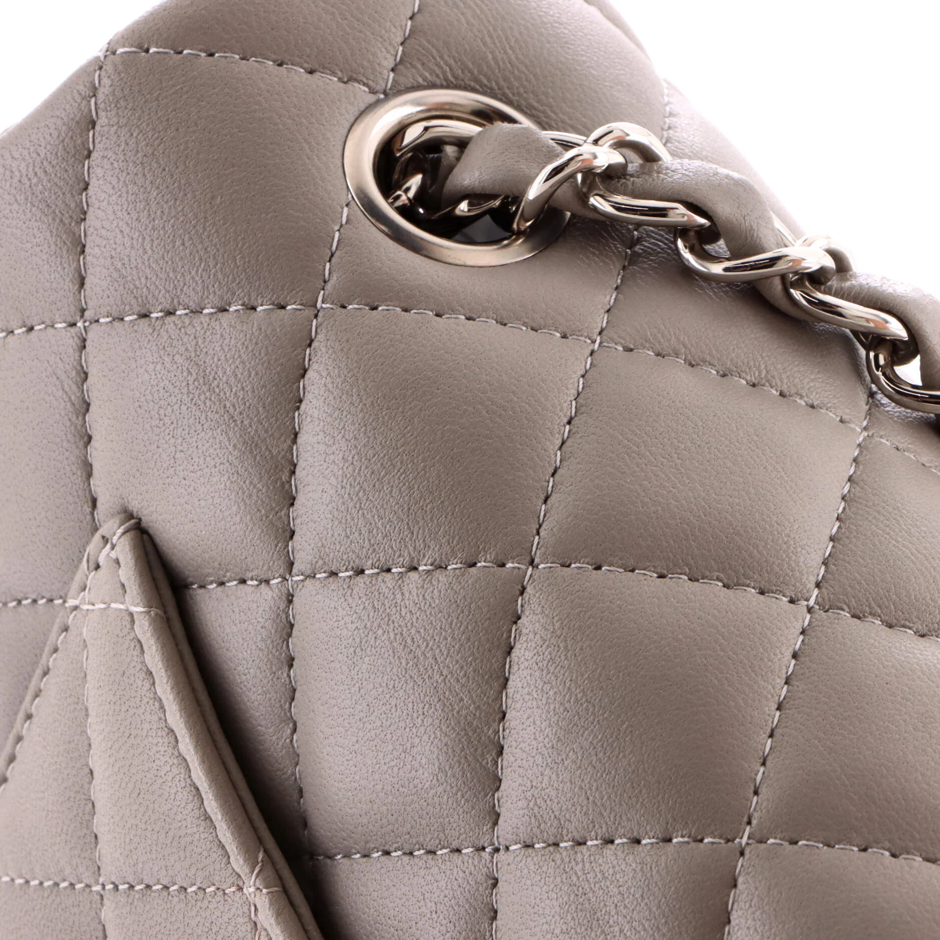 Classic Single Flap Bag Quilted Lambskin Mini - Image 6