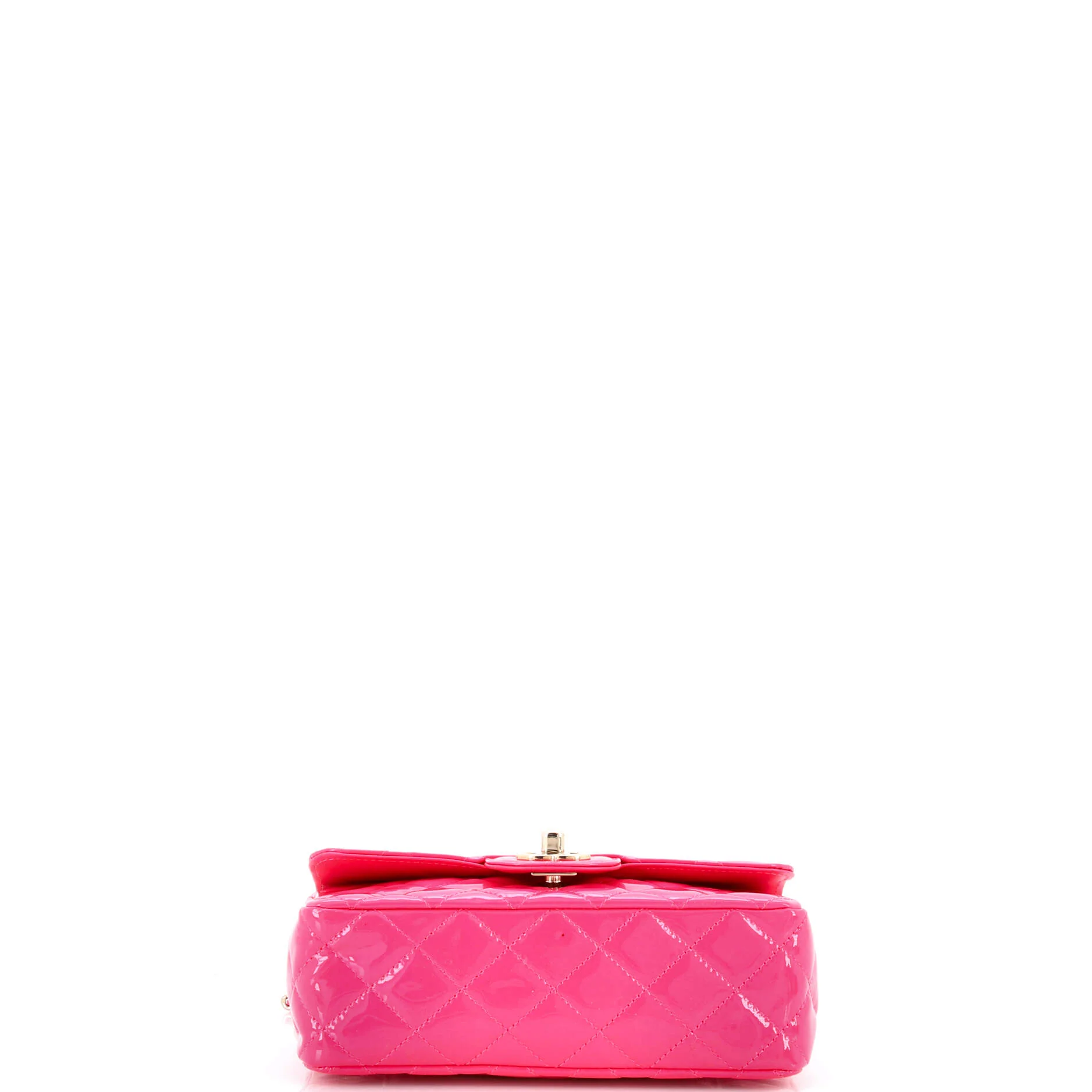 Classic Single Flap Bag Quilted Patent Mini - Image 4