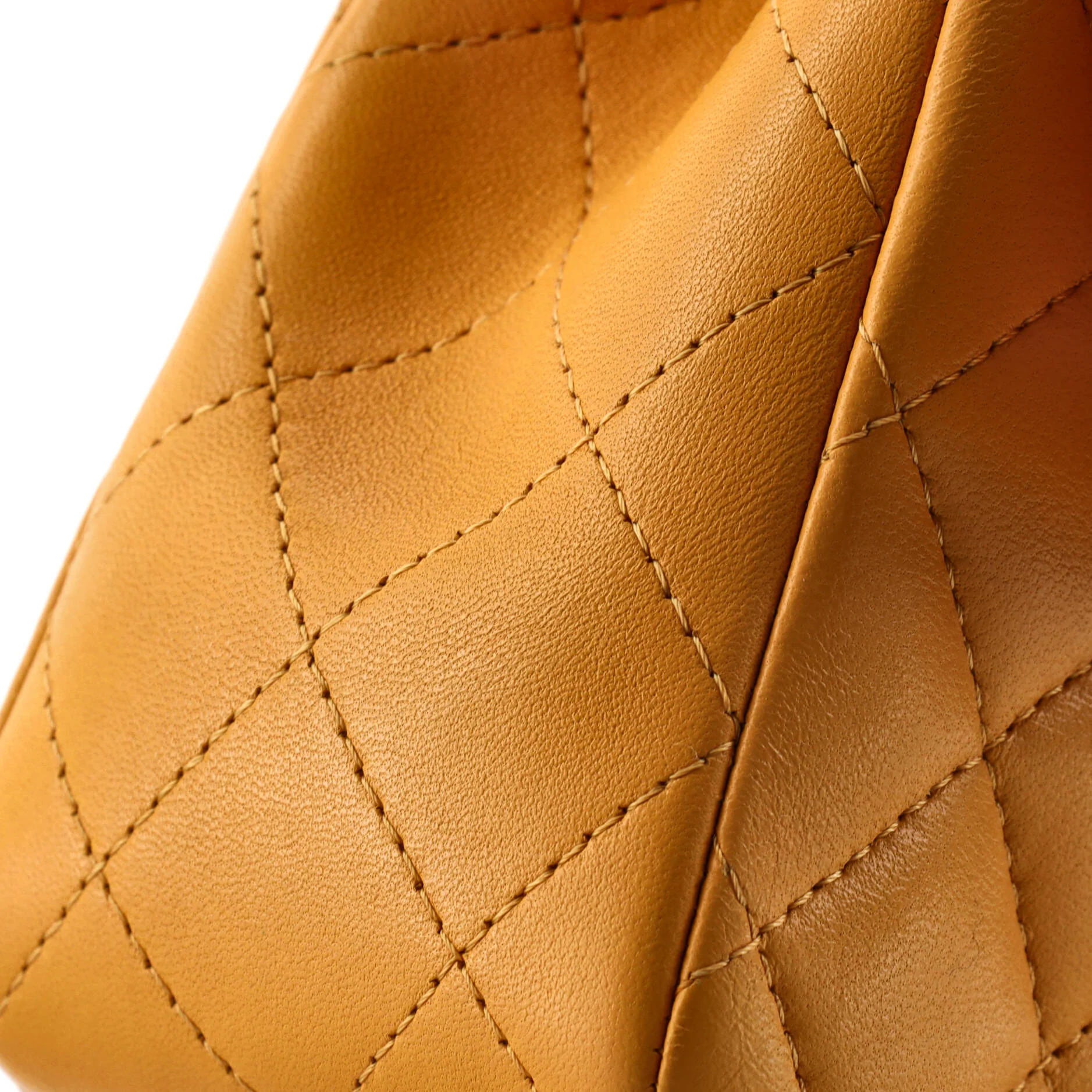 Classic Single Flap Top Handle Bag Quilted Lambskin Mini - Image 6