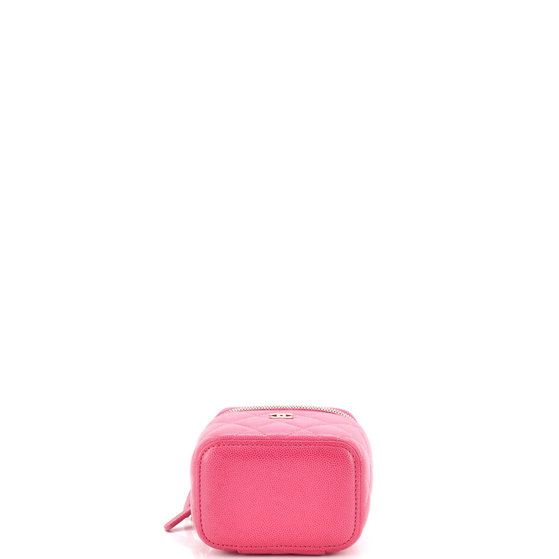 Classic Vanity Case with Chain Quilted Caviar Mini - Image 5