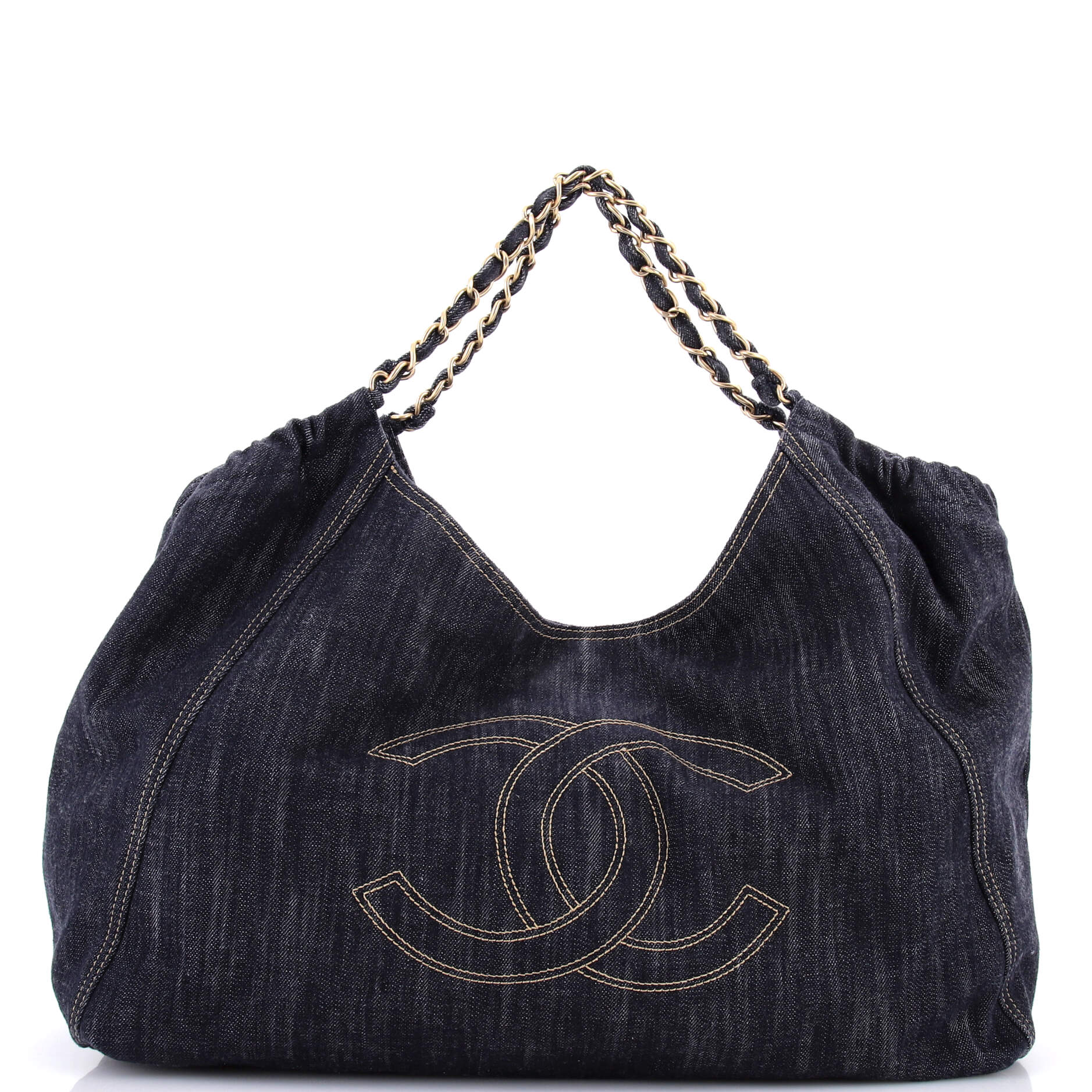 Coco Cabas Denim Large