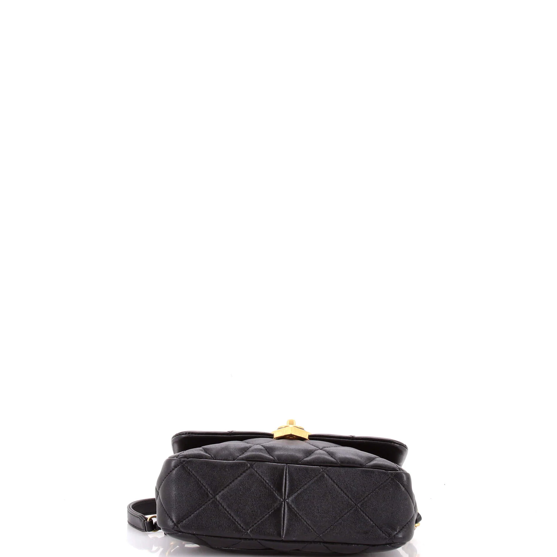 Coco Love CC Heart Flap Bag Quilted Lambskin Small - Image 4