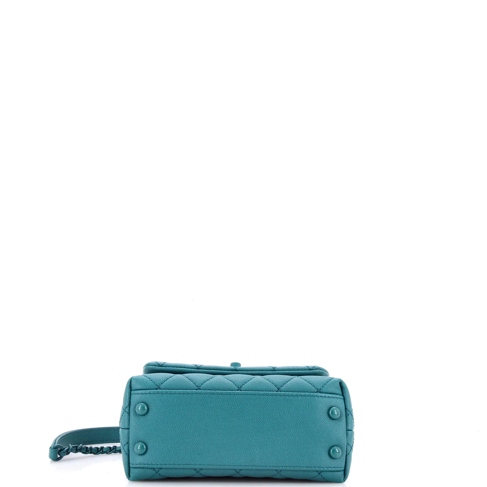 Coco Top Handle Bag Quilted Caviar Extra Mini - Image 4